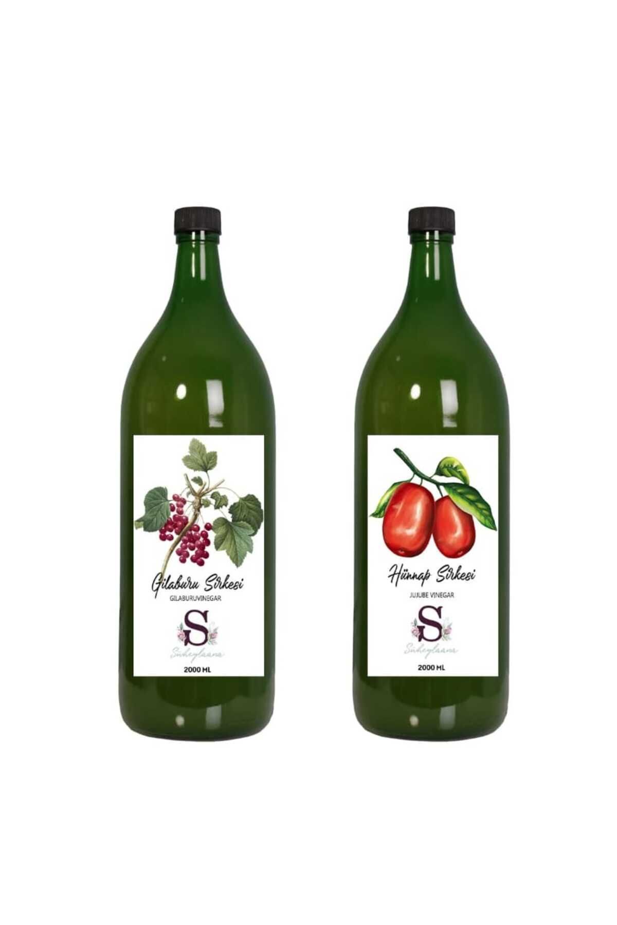 Süheylaana Doğal Gilaburu Sirkesi 2000 Ml - Doğal Hünnap Sirkesi 2000 Ml