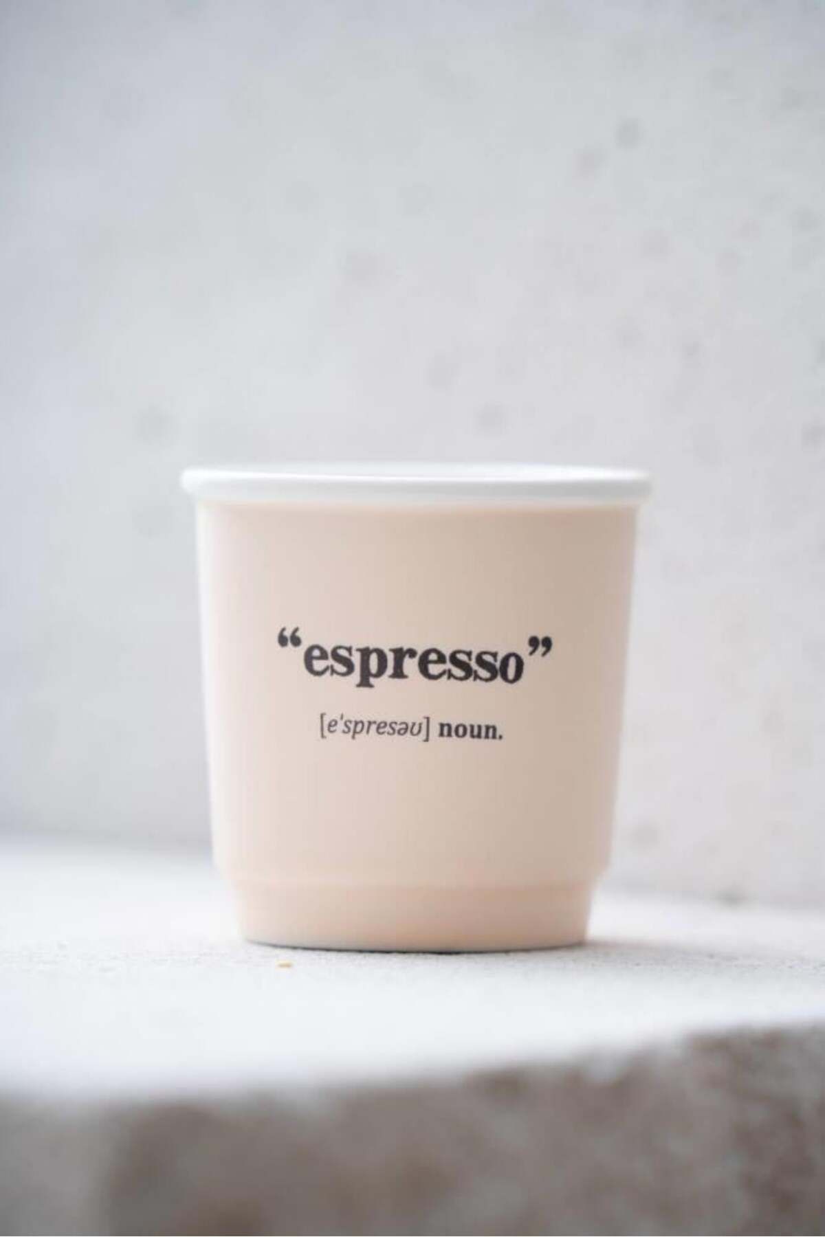 şirin eşyalarım Blush Espresso Fincanı Krem - 90 ml - 1 Adet