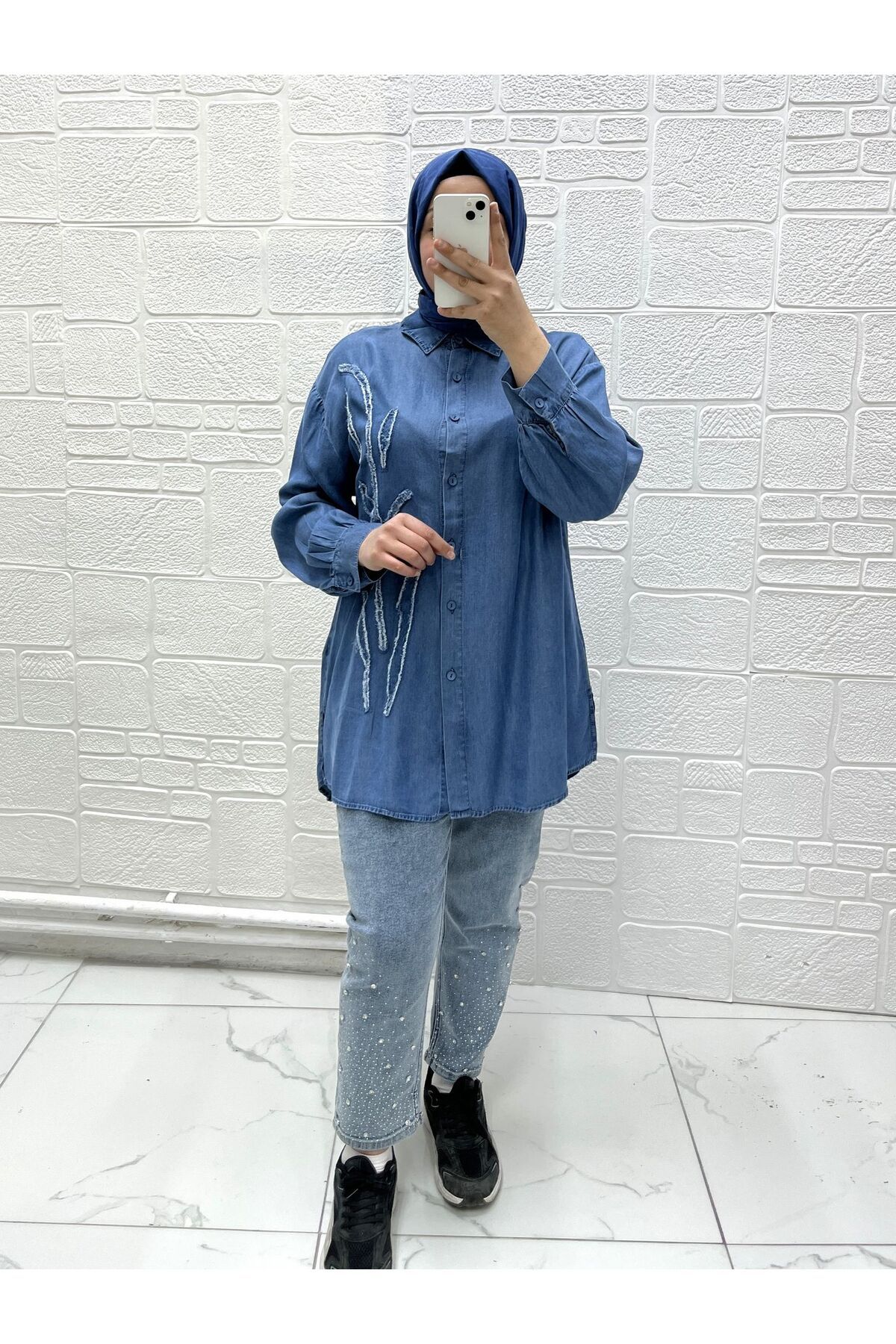 Zeynep Butik My Magazin Gömlek Tunik 7297 1744