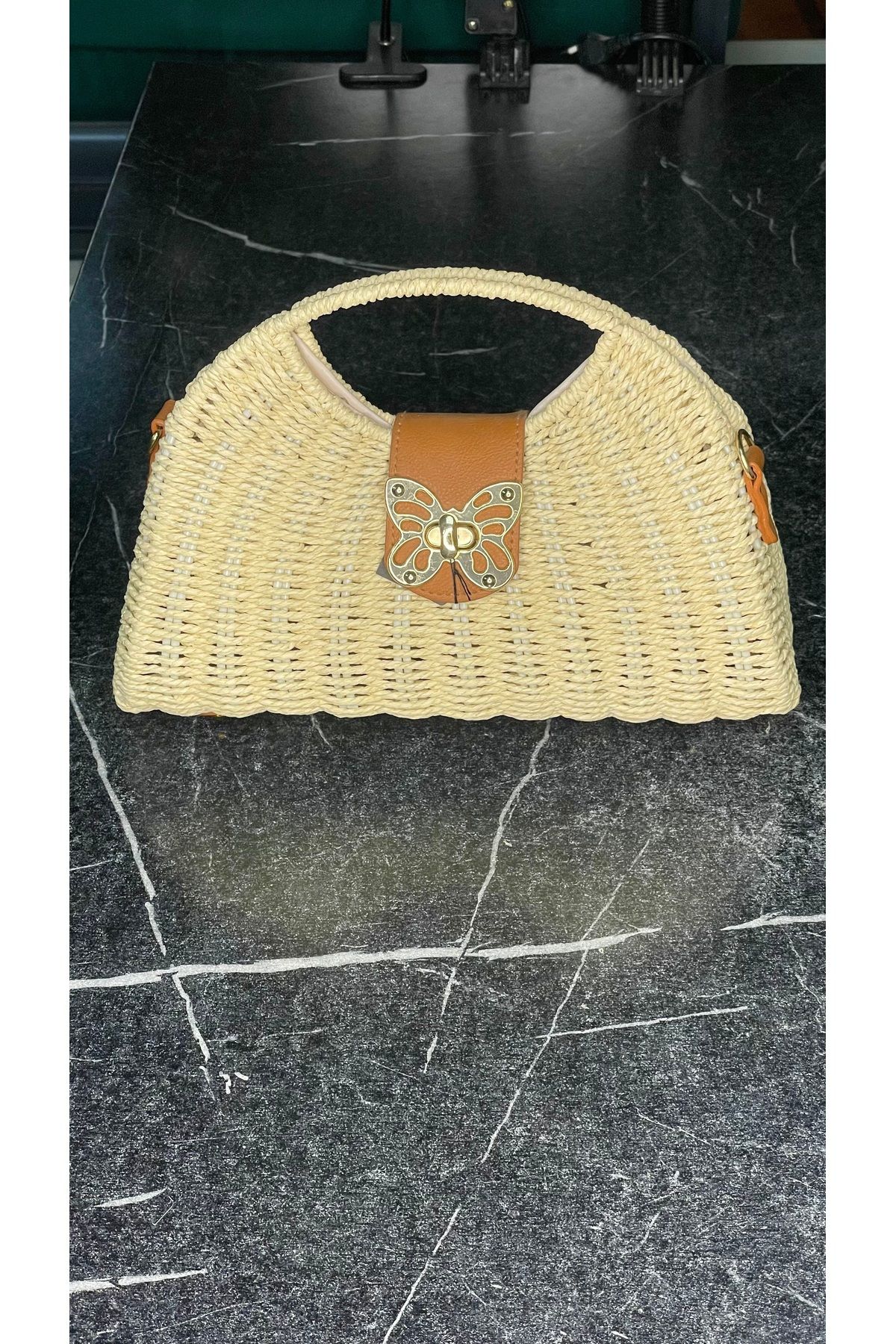 MODA Bej hazır çant