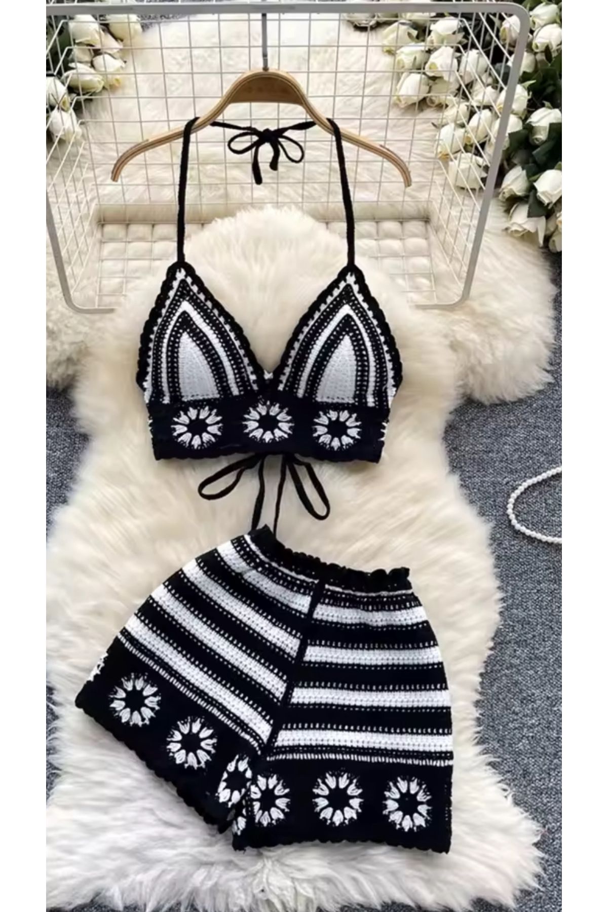 Butik ZA Handmade 2 li yazlık takım