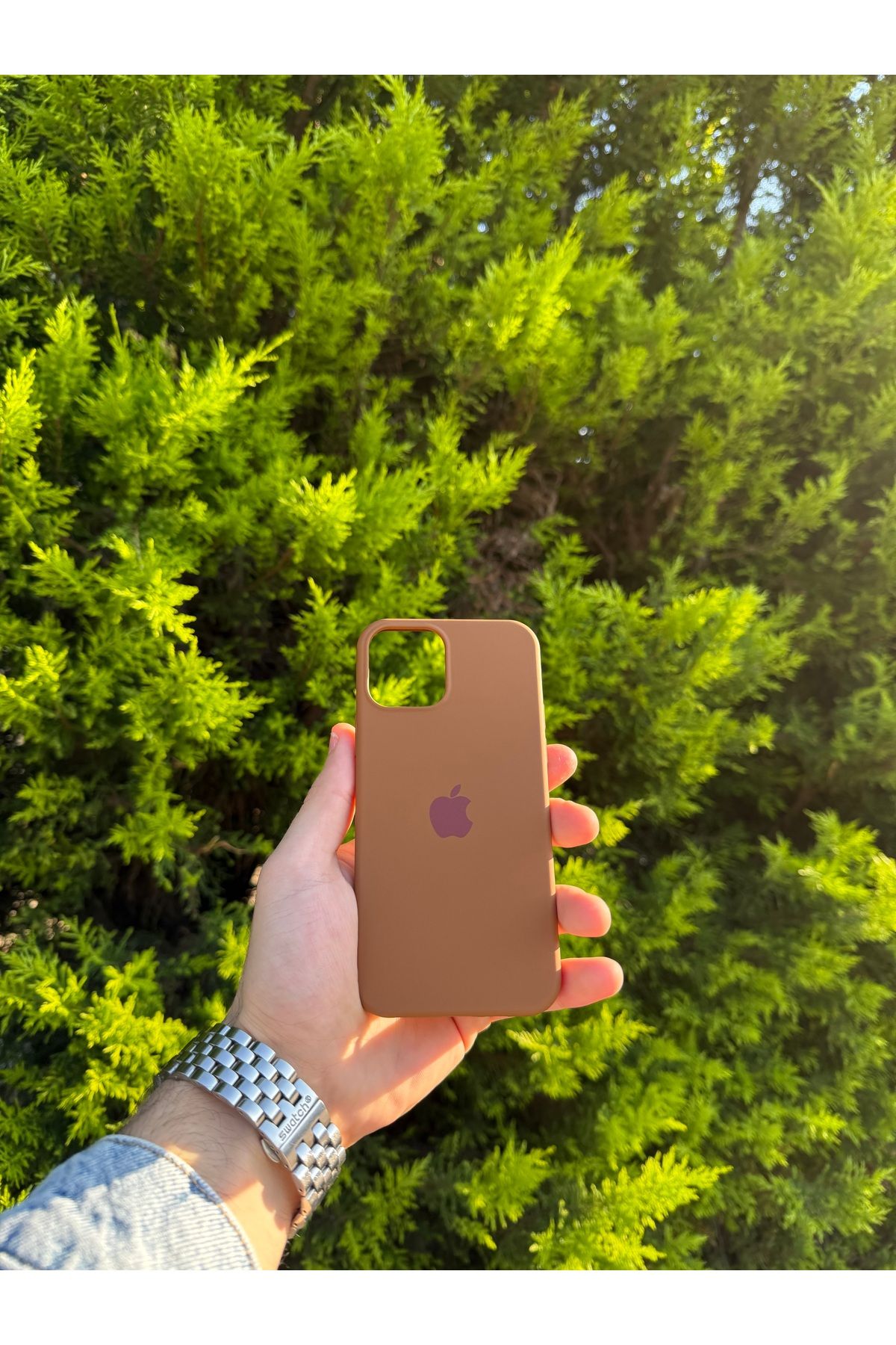 Thelioncase Apple iPhone 12/12 Pro Lansman Uyumlu İçi Kadife Silikon Kılıf