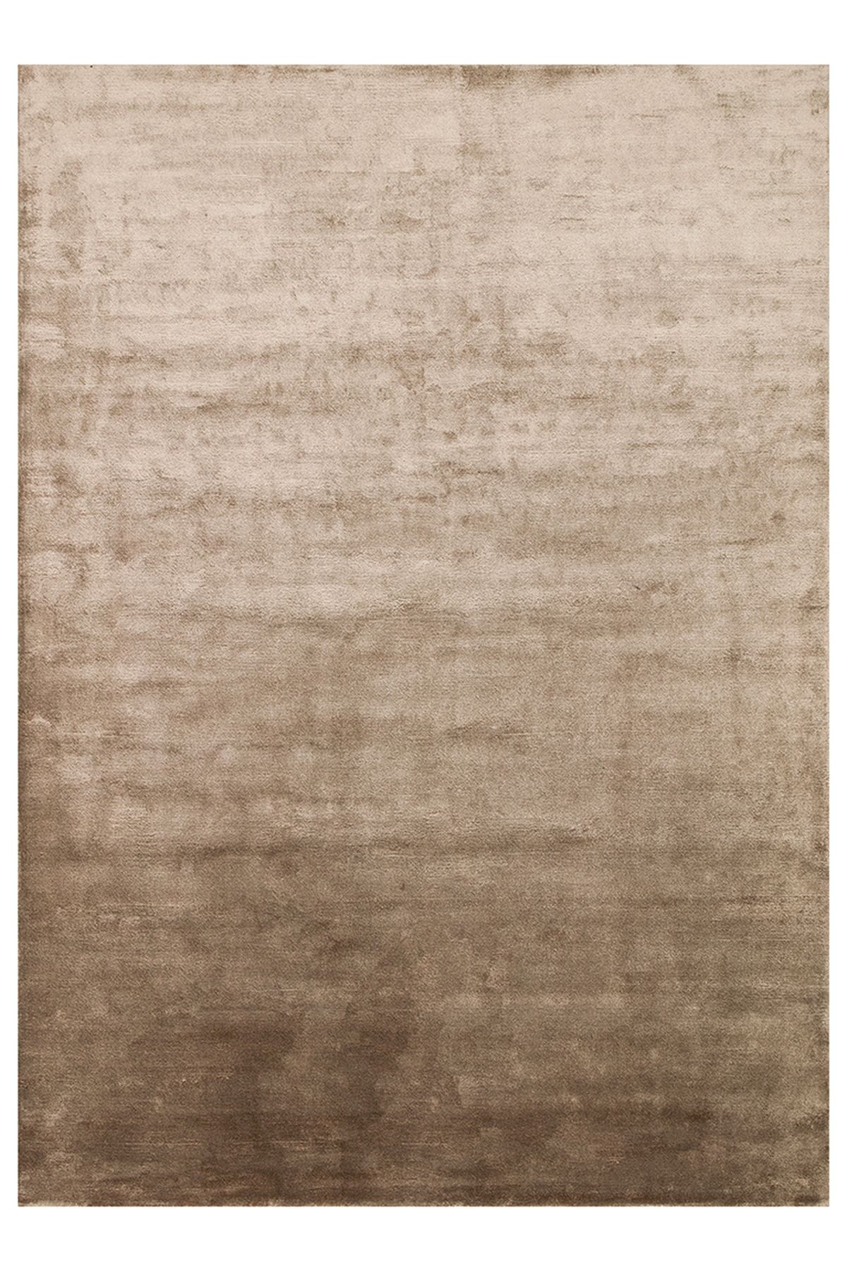 CARPETDOCIA Victoria Serisi %100 Naturel Viskon El Dokuma Sade Modern Salon Oturma Odası Yatak Odası Halı TAUPE