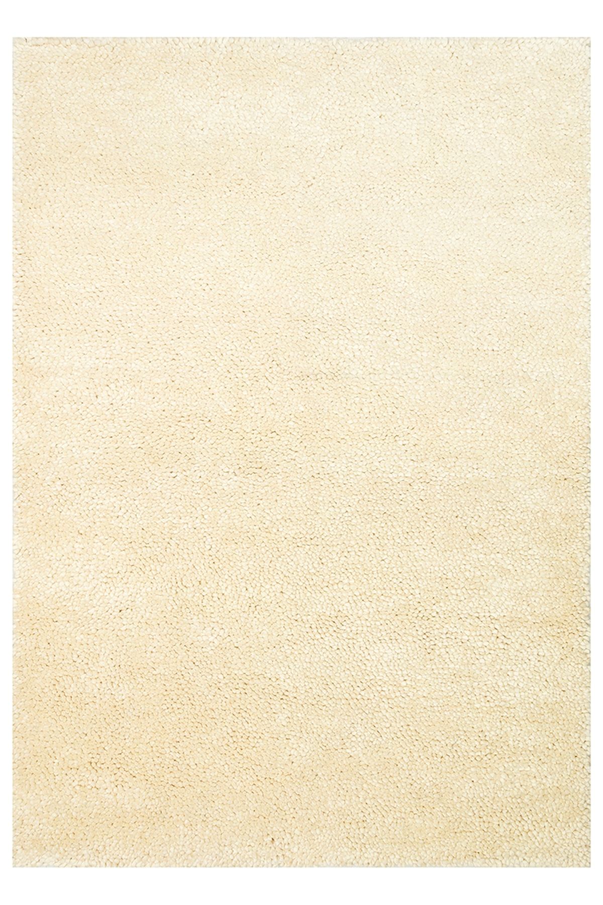 CARPETDOCIA Kanin Serisi El Dokuma Shaggy Yumuşak Salon Oturma Odası Yatak Odası Halı IVORY