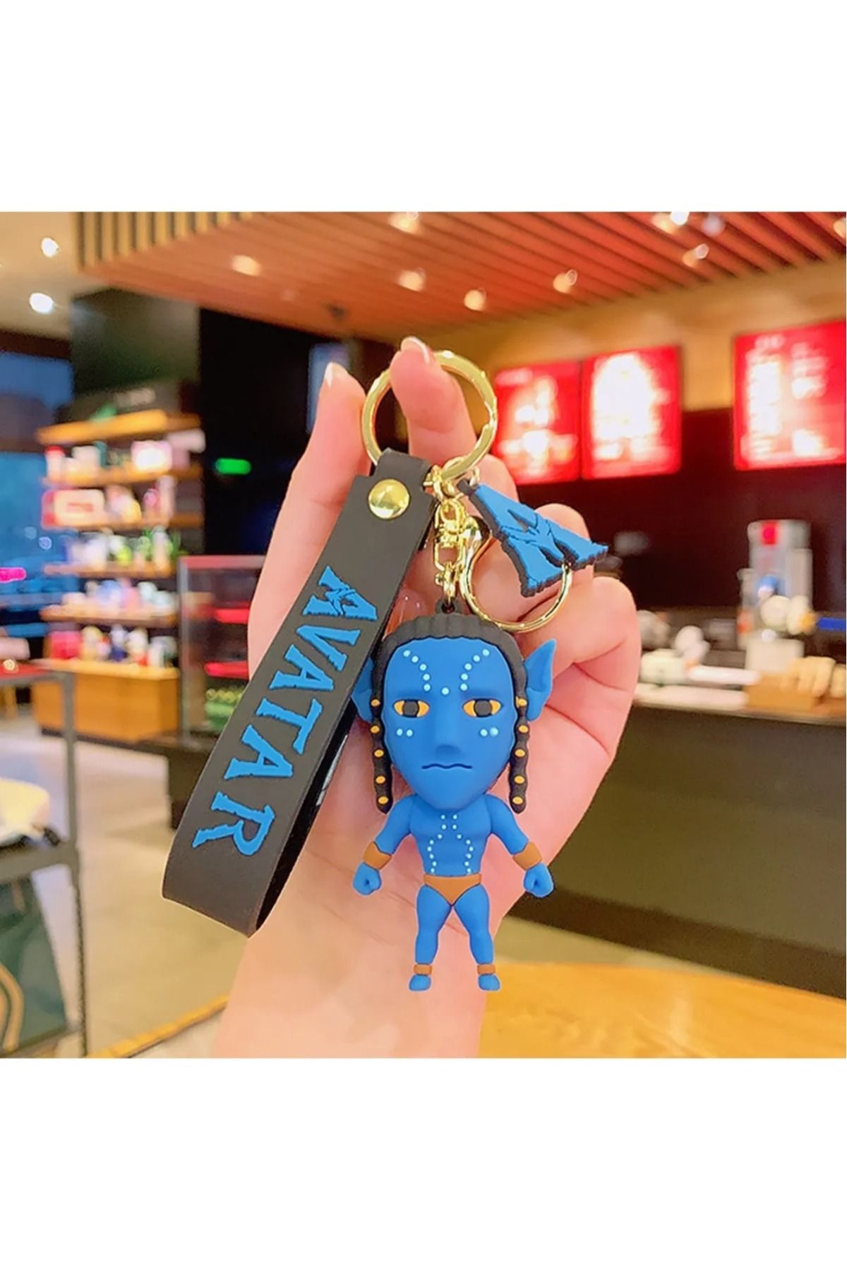 mihi hediyelik Kadın Yeşil Avatar Anahtarlık Ve Çanta Aksesuarı
