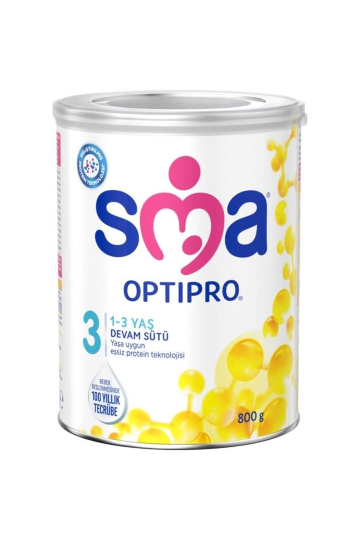 NEZADE STORE SMA Optipro Probiyotik 3 Bebek Devam Sütü 1-3 Yaş 800 Gr