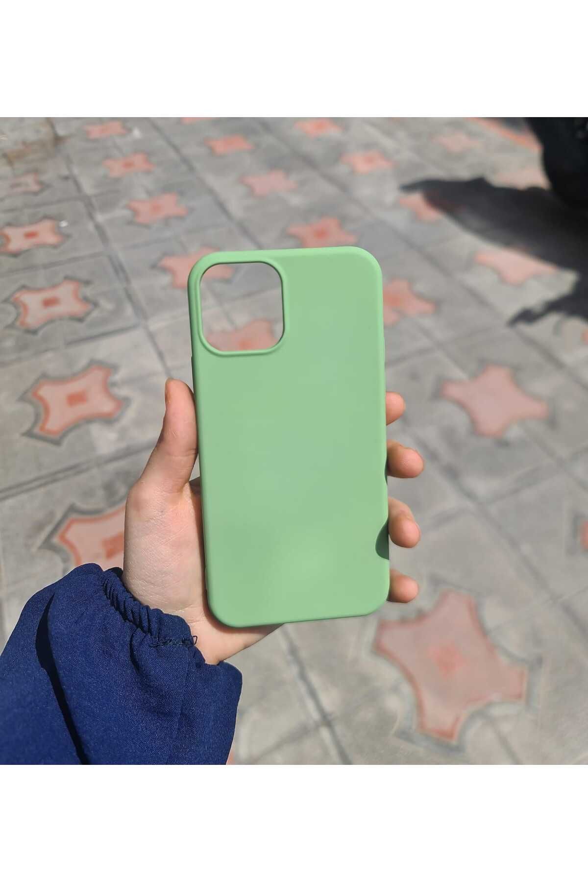 CEP-HANE Apple İphone 12 Silikon İçi Kadife Telefon Kılıf