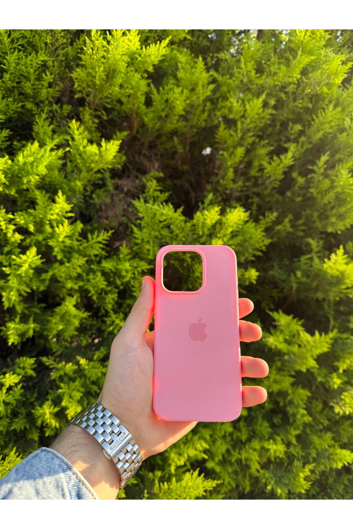 Thelioncase Apple iPhone 15 Pro Lansman Uyumlu İçi Kadife Silikon Kılıf