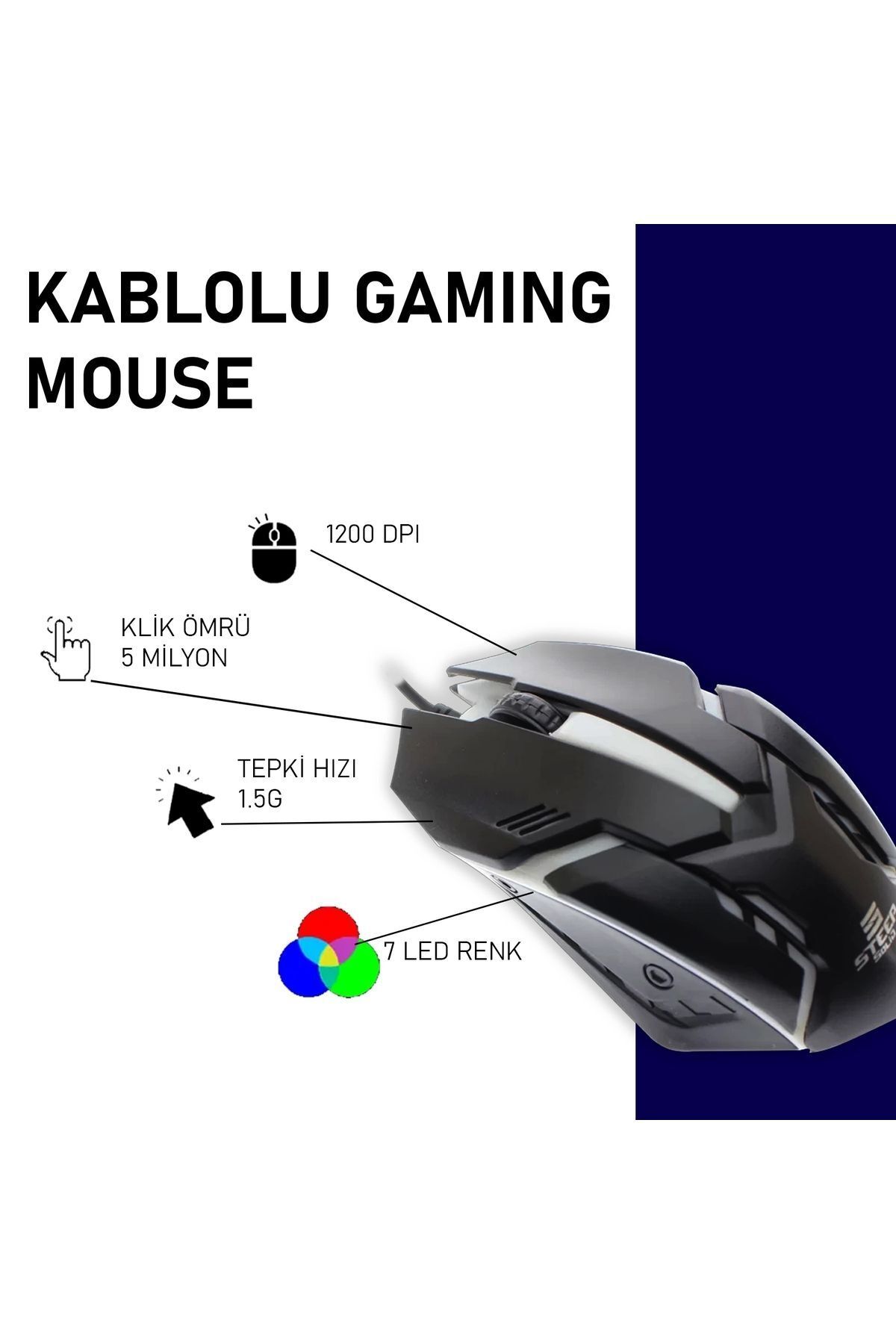 EN SİGA Gaming Oyuncu Optik Mouse