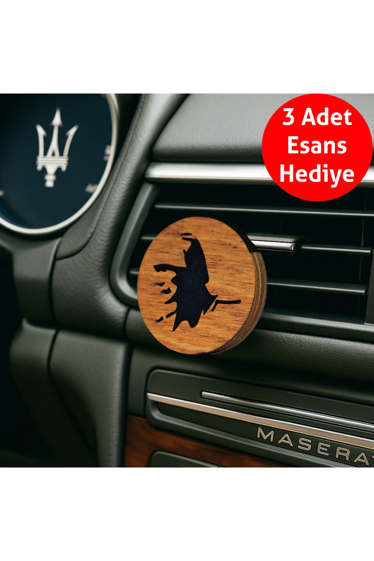 JACOS Frager Ahşap Araba Kokusu Difüzör Oto Koku SandalAğacı Sümbül Zambak Hediye M003