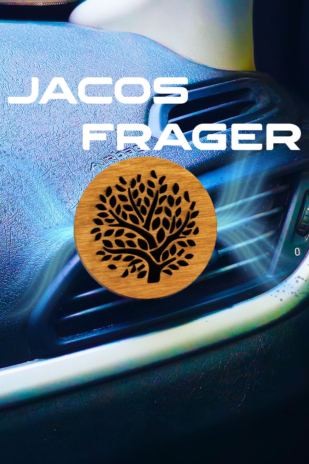 JACOS Frager Ahşap Araba Kokusu Difüzör Oto Koku Amber GülBahçe BabyMist Esans m009