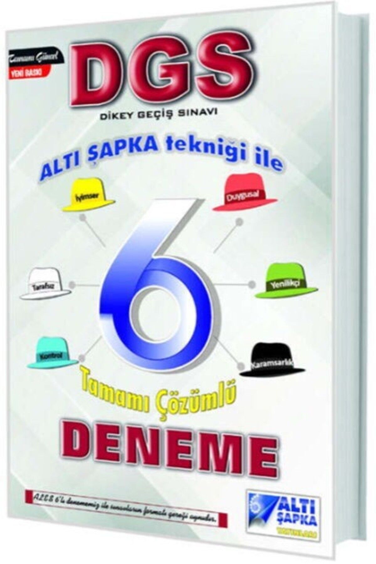 Ankara Kitap Merkezi DGS 6 Deneme Altı Şapka Yayınları