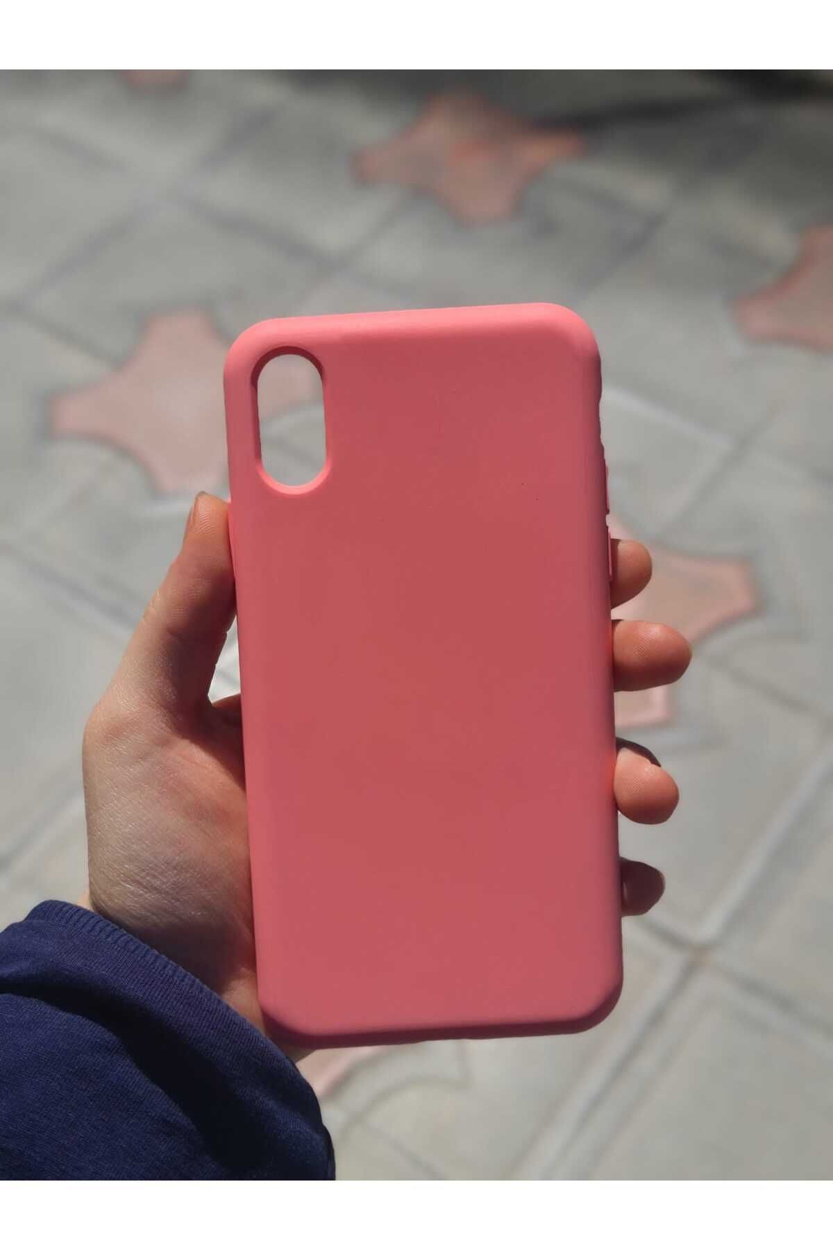 CEP-HANE Apple iPhone X-Xs Silikon İçi Kadife Telefon Kılıfi