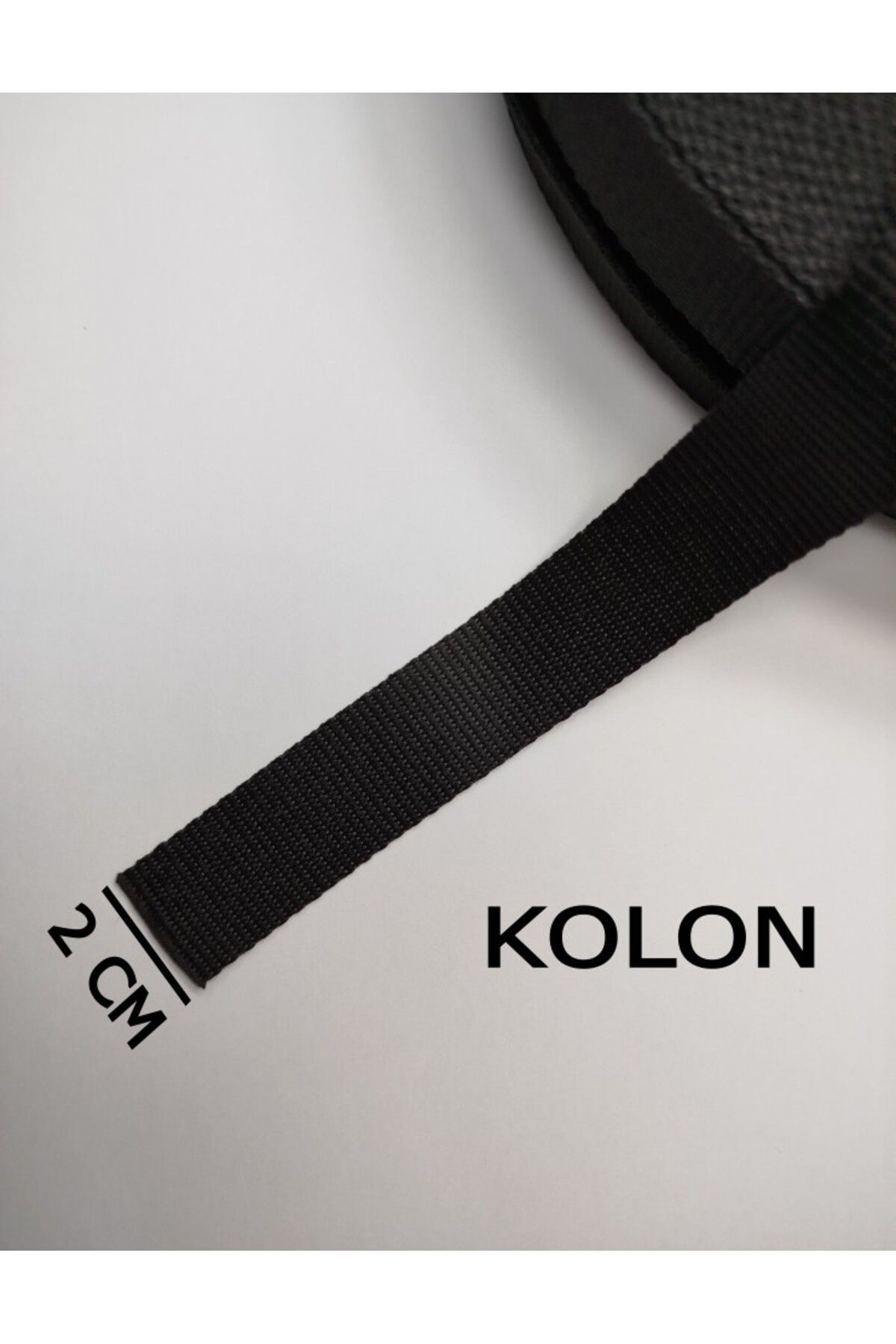 twowall ŞERİT KOLON 2 CM DAR DOKUMA ÇANTA HOBİ AKSESUAR ( 4 METRE )