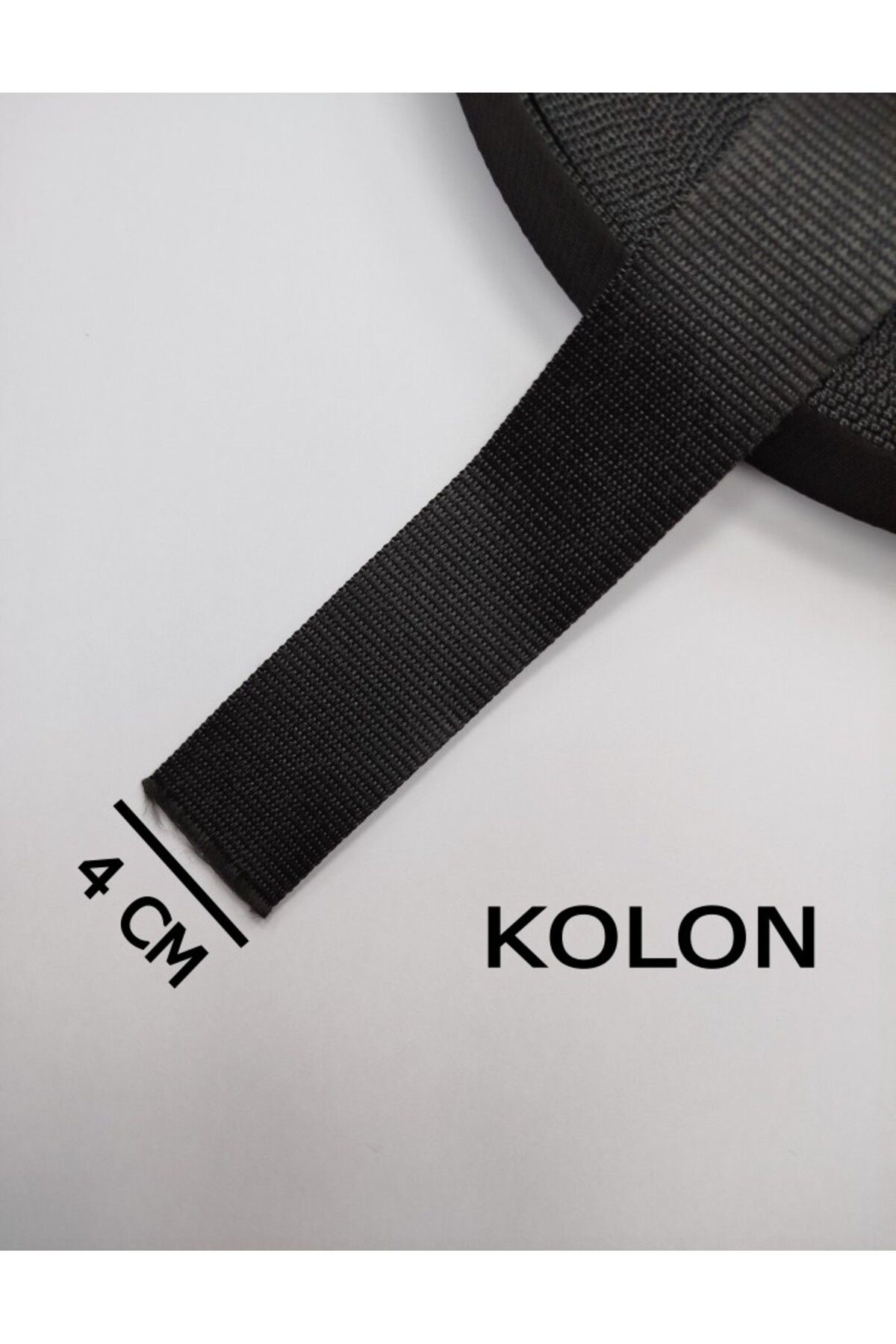 twowall ŞERİT KOLON 4 CM DAR DOKUMA ÇANTA HOBİ AKSESUAR ( 3 METRE )