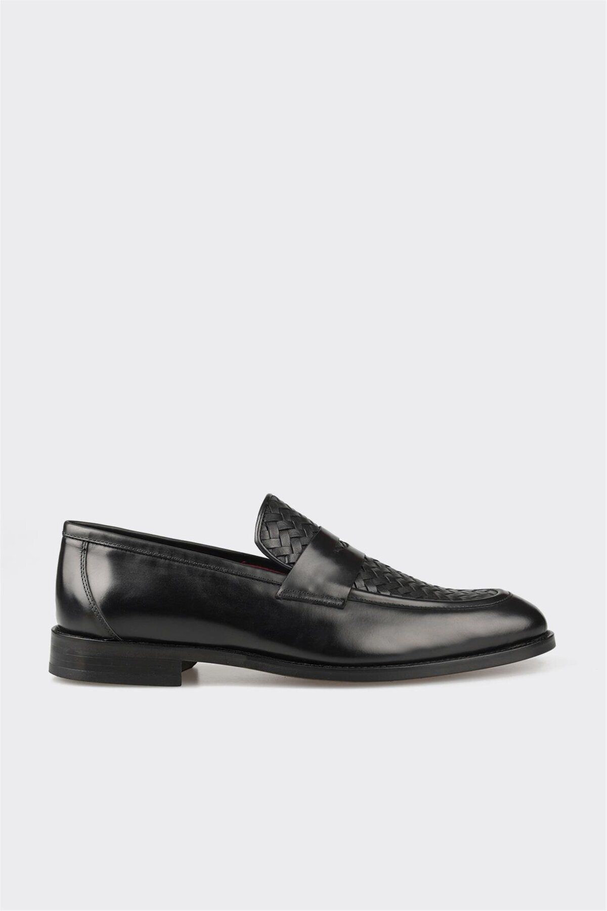 Elle Shoes Siyah Deri Erkek Klasik Ayakkabı