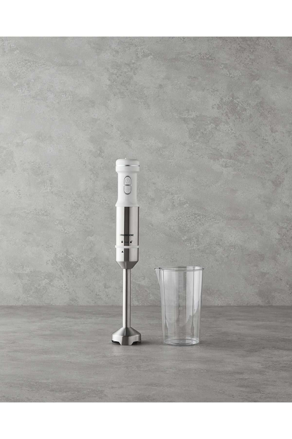 ELB 3001 4 Bıçaklı El Blenderı 1500W Beyaz-Krom