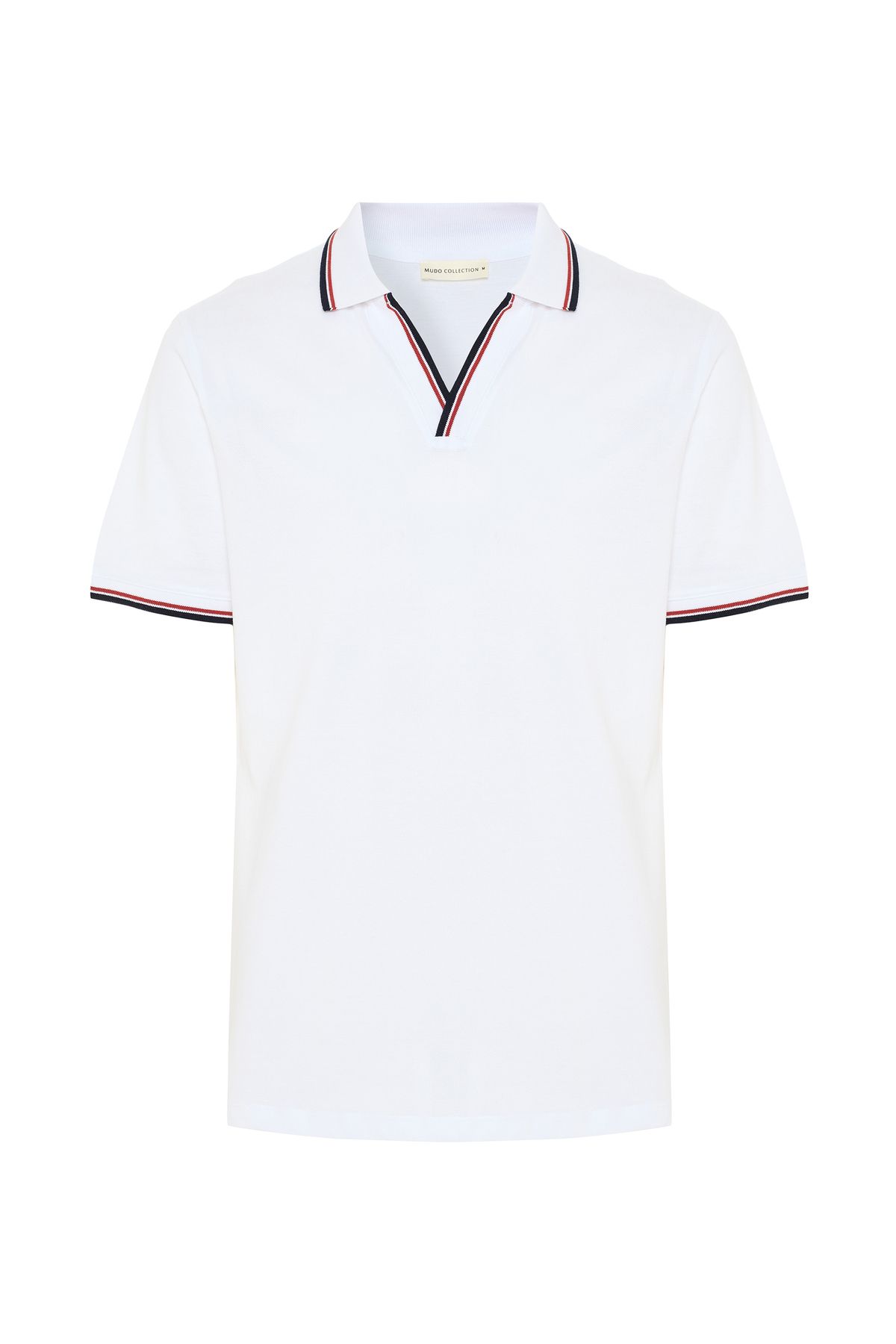 Mudo ŞERİTLİ POLO YAKA T-SHIRT