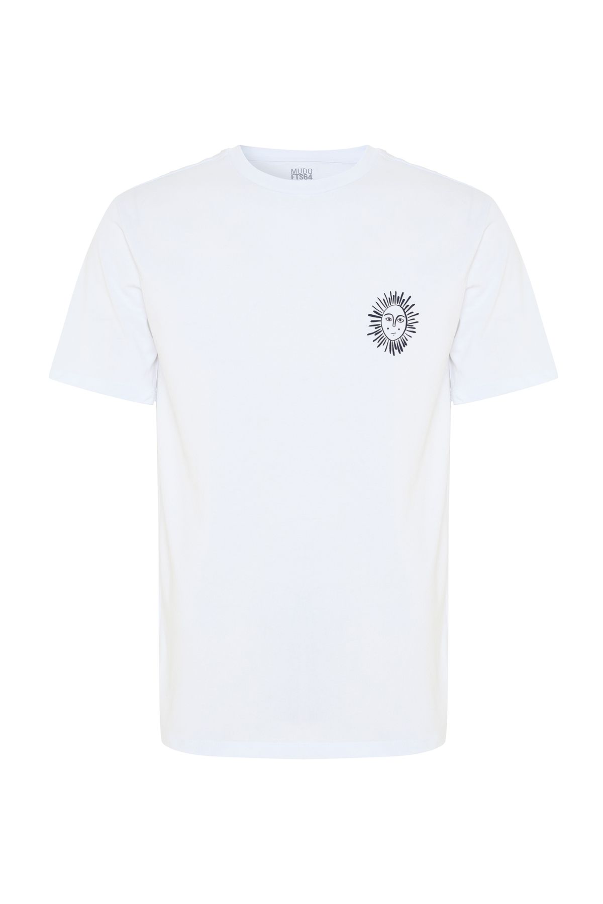 Mudo LOOSE FIT BASKILI BİSİKLET YAKA T-SHIRT