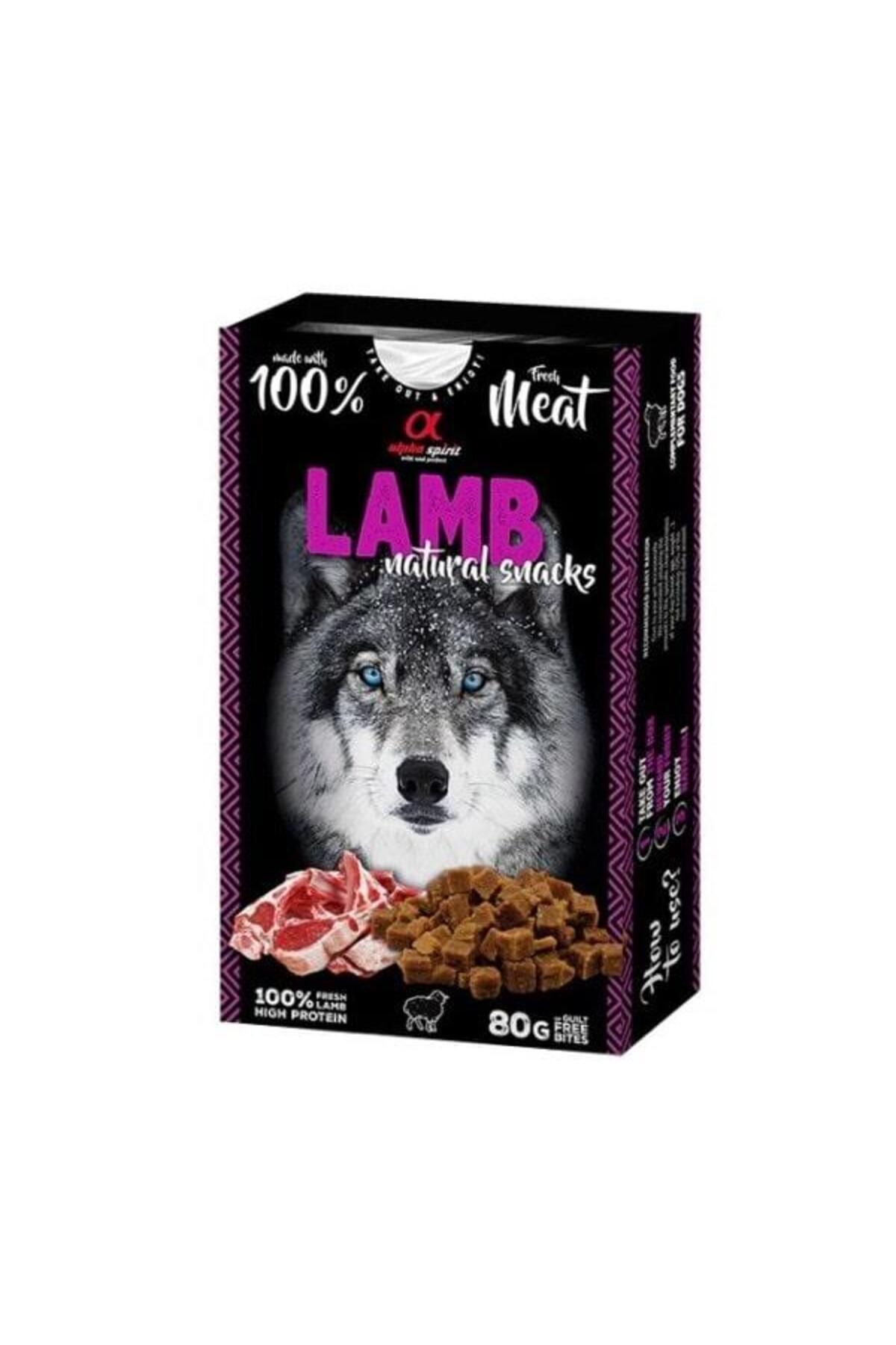 Alpha Spirit Doğal Atşıtırmalık Köpek Ödül Maması Kuzulu 80 gr
