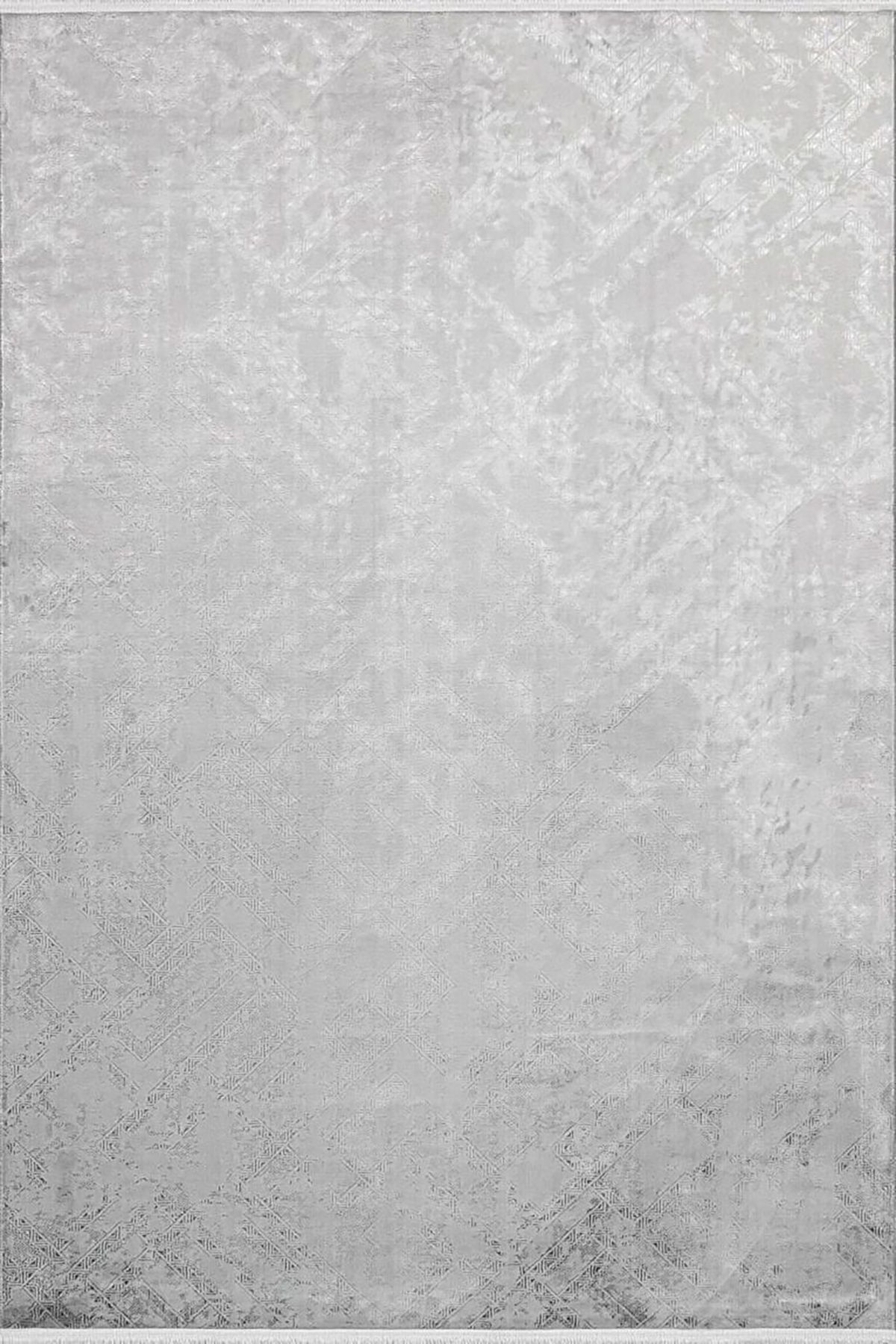 Halı Sepeti Luxess Cotton 1076 Gri Hav Toz Vermez Salon Halısı Kesme Halı Yolluk