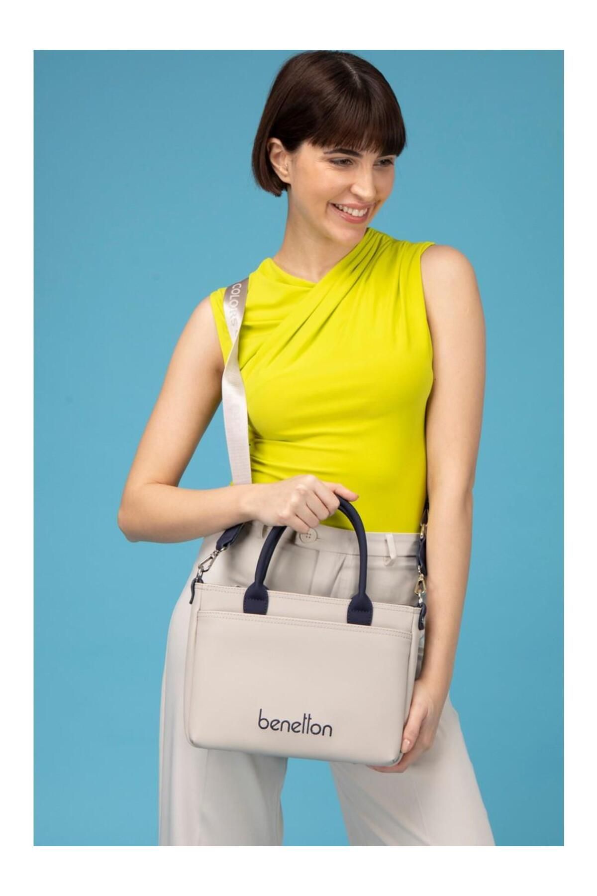 United Colors of Benetton KADIN KOL ÇANTASI TAŞ-LACİVERT BNT1614
