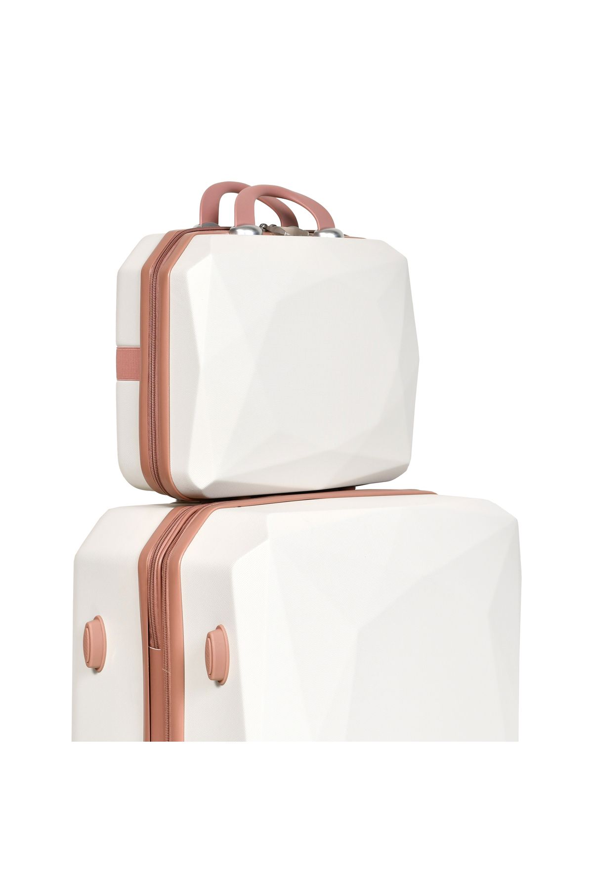 MORANO-Morano 4-Piece Luggage Set Durable and Lightweight Spinner Wheeled Suitcase with Numbered Security Lock 7