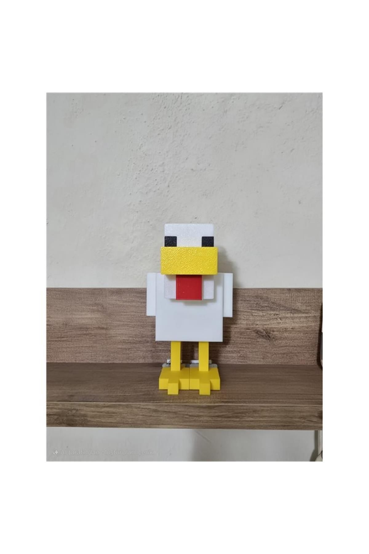 GENCAX Minecraft Tavuk Figür 15 Cm