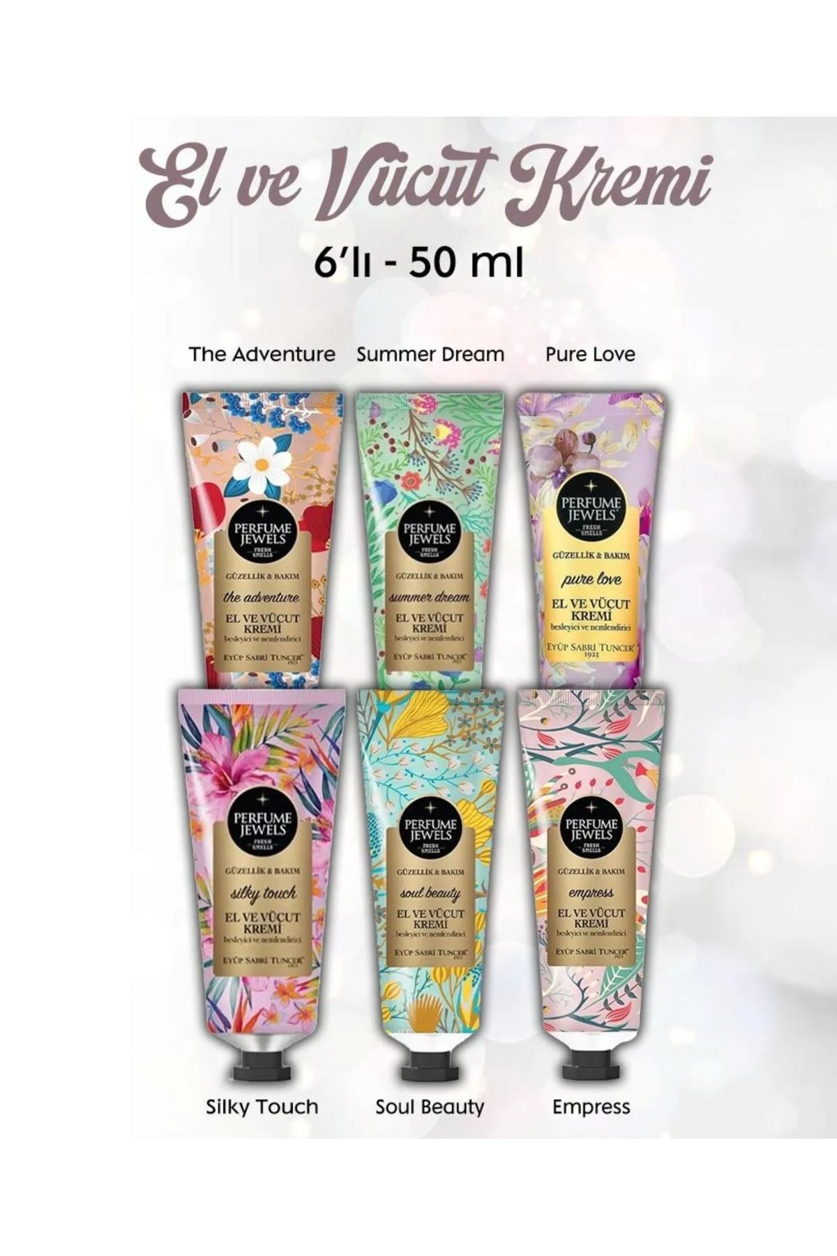 Eyüp Sabri Tuncer EYÜP SABRİ TUNCER EL VE VÜDUT KREMLERİ 50 ML X 6 ADET