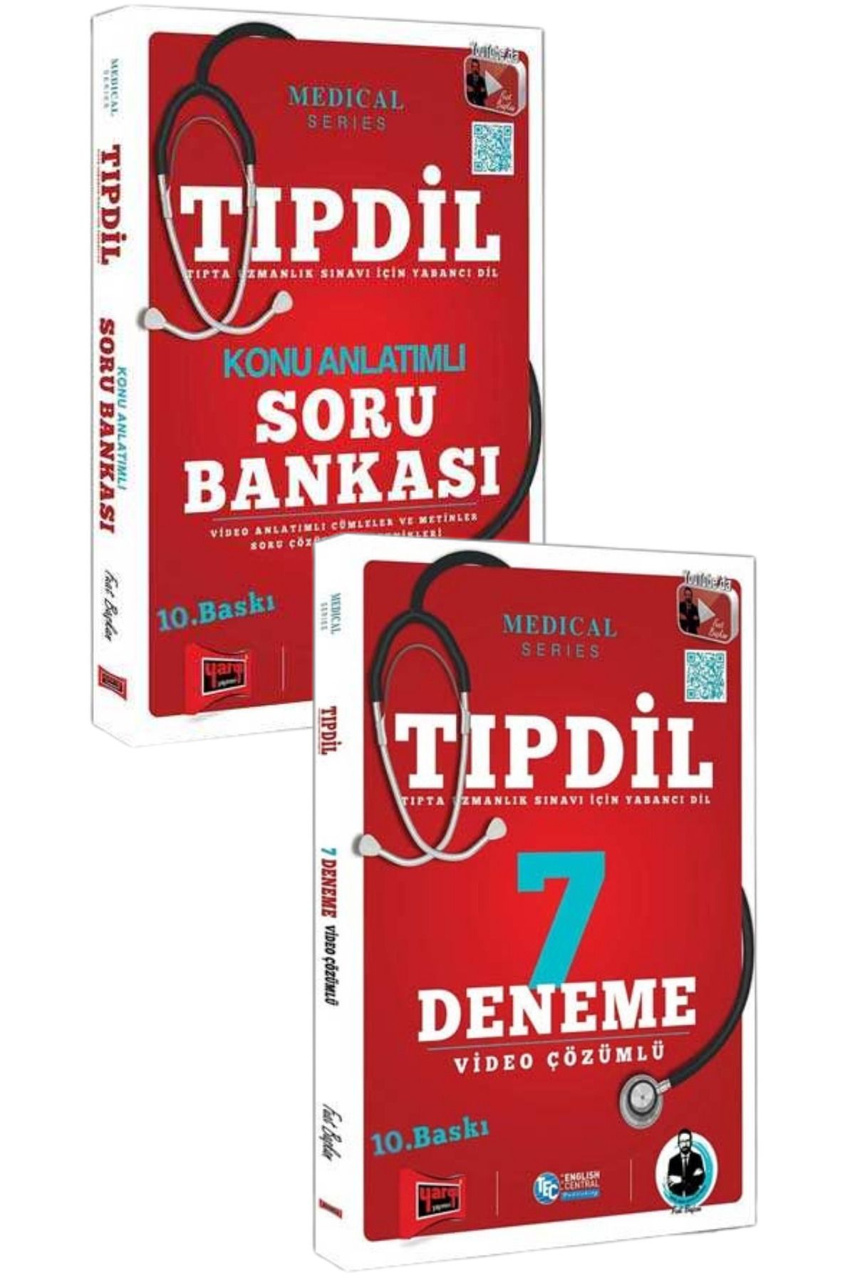 Yargı Yayınları TIPDİL Konu Anlatımlı Soru Bankası+Video Çözümlü 7 Deneme Sınavı 10. Baskı-2 KİTAP-SET-Fuat BAŞKAN