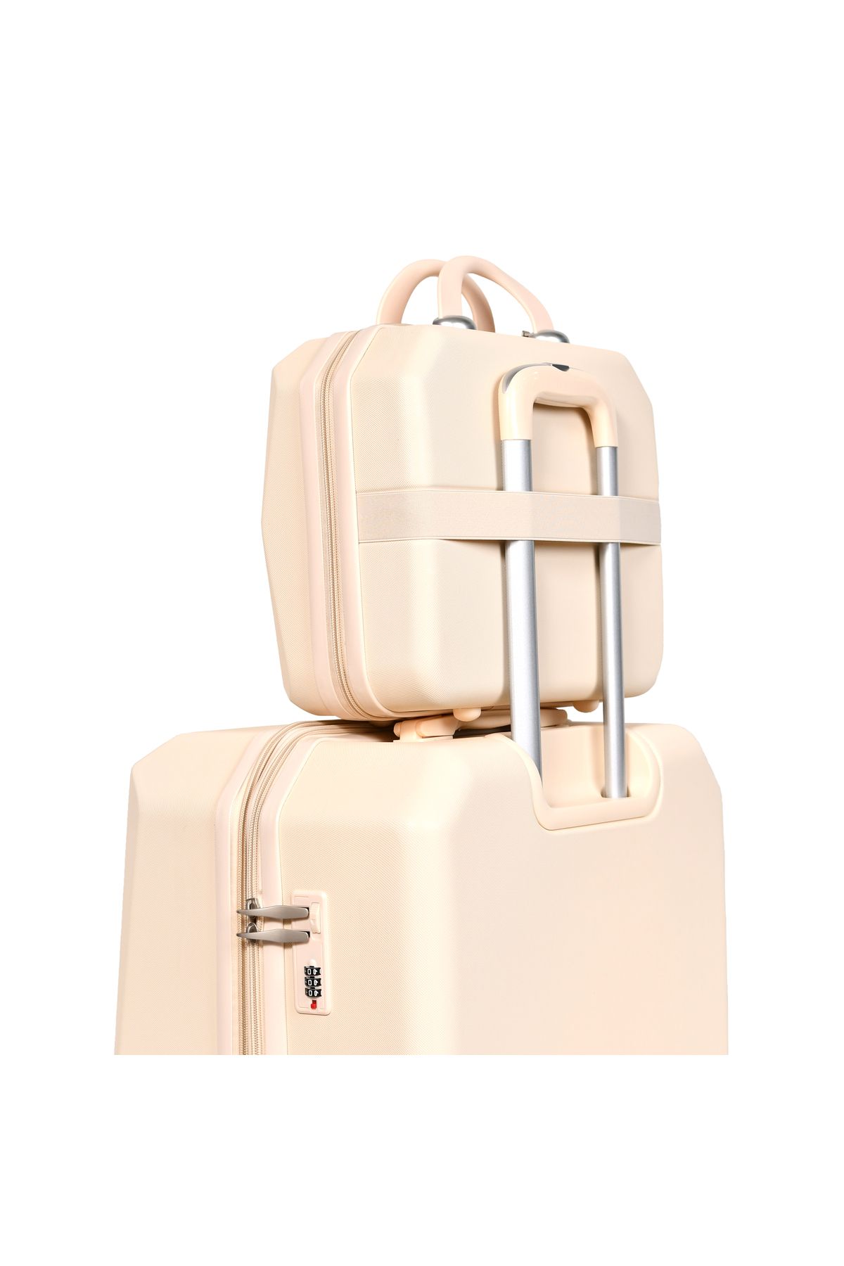 MORANO-Morano 4-Piece Luggage Set Durable and Lightweight Spinner Wheeled Suitcase with Numbered Security Lock 6
