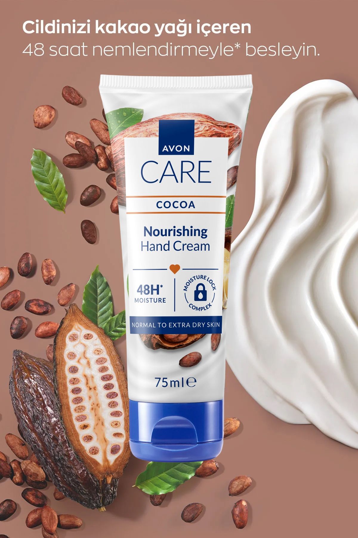 AVON-Care Hand Cream Containing Cocoa Butter 75 Ml 2