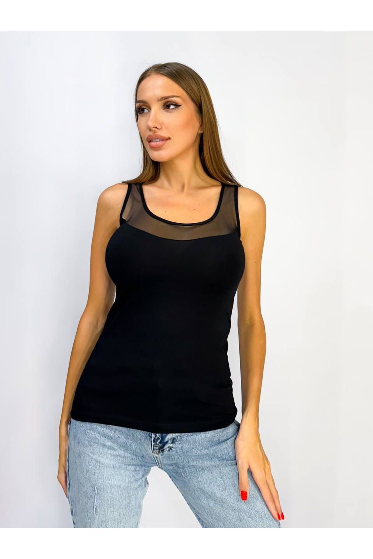MİSSEMMA KADIN LİKRALI DANTELLİ ATLET