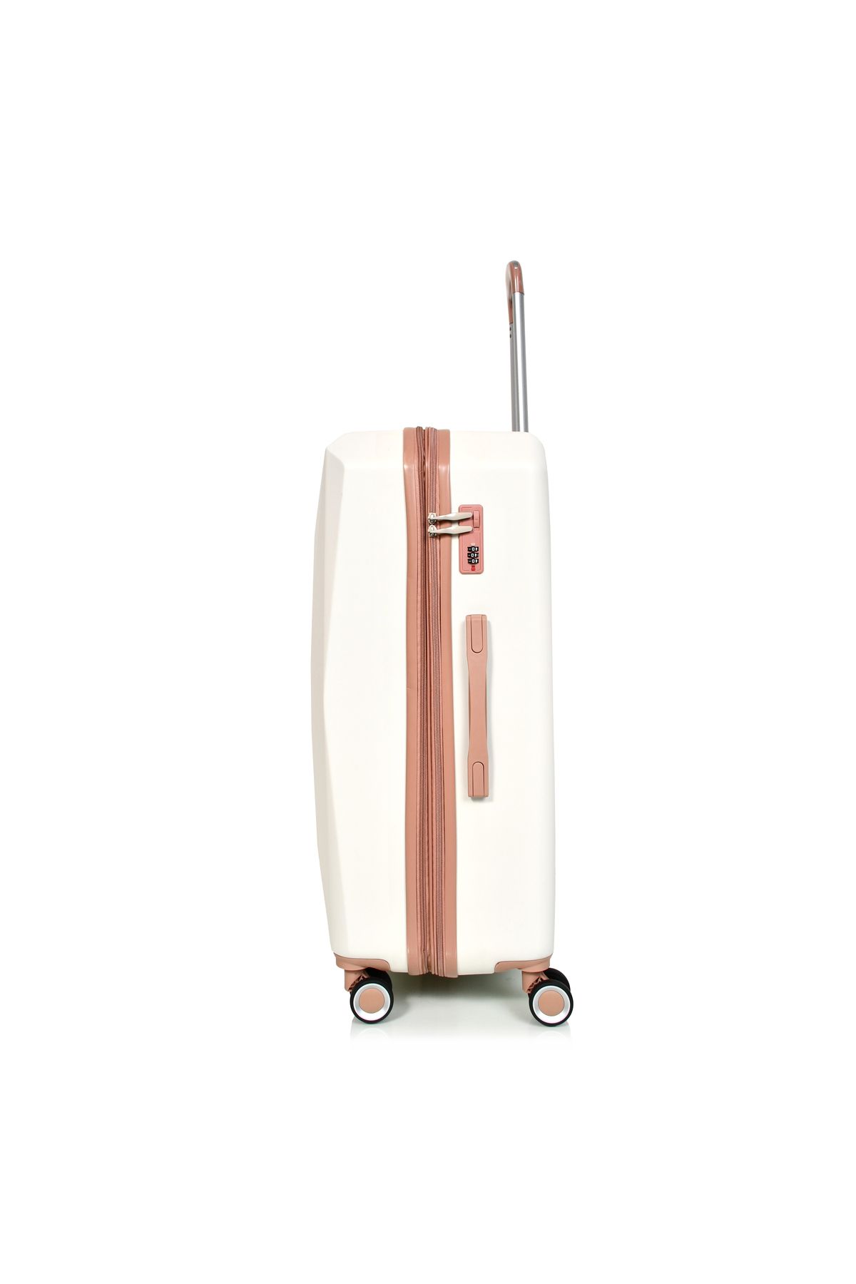 MORANO-Morano 4-Piece Luggage Set Durable and Lightweight Spinner Wheeled Suitcase with Numbered Security Lock 8