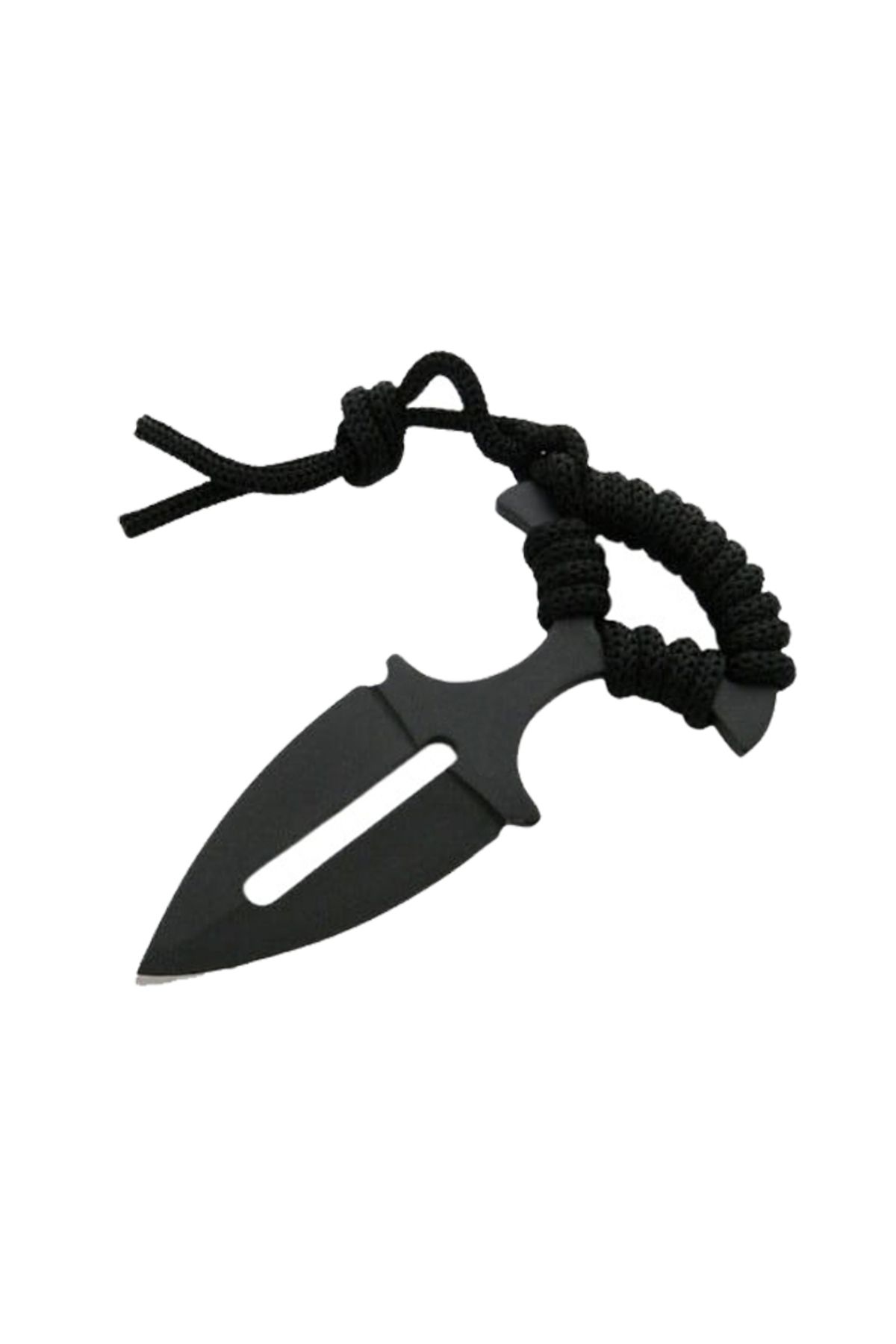 Depox-Ideallstore® Tactical Knife, Spear Commando, 13 Cm, Black, Sheath Included 2