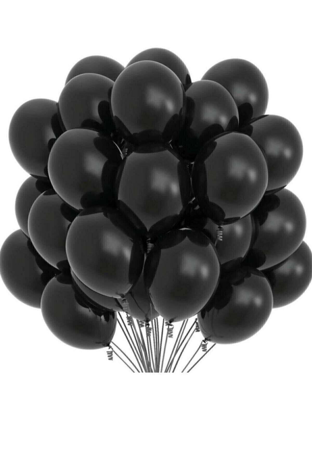 Zanzibar Pastel Siyah Balon 10'lu (12inç 30 cm)