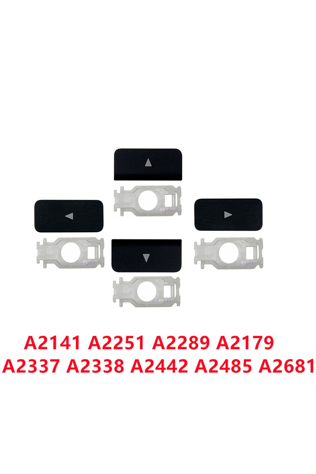 Choice-L R UP Down Sets Replacement Left / Right /UP (Down) Arrow Keycap Hinge for MacBook Pro/Air A2141 A2 1