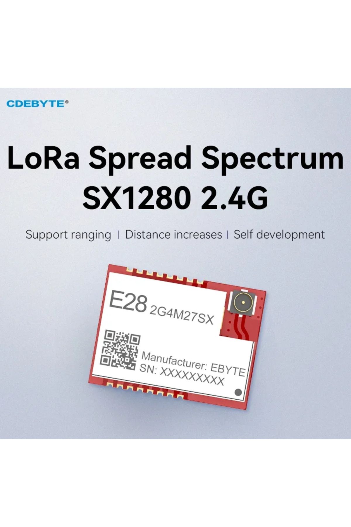 Choice-Sx1280 Spi High-speed Lora Spread Spectrum Module 2.4ghz Cdebyte E28-2g4m27sx Secondary Developme... 3