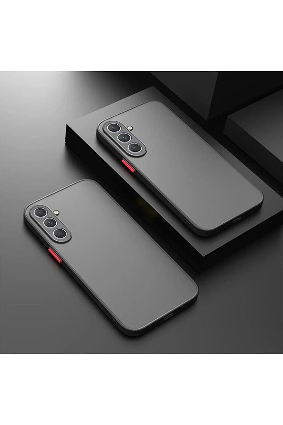 Fibaks Samsung Galaxy A36 Kılıf Mat Parmak Izi Yapmaz Kamera Korumalı Renkli Tuşlu Sert Silikon Kapak