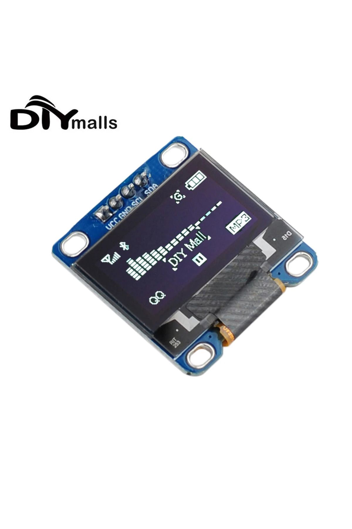 Choice-0.9inch White 0.96" 1.3" Inch OLED Display Module White Yellow Blue I2C IIC Serial OLED LCD LED Scre 1
