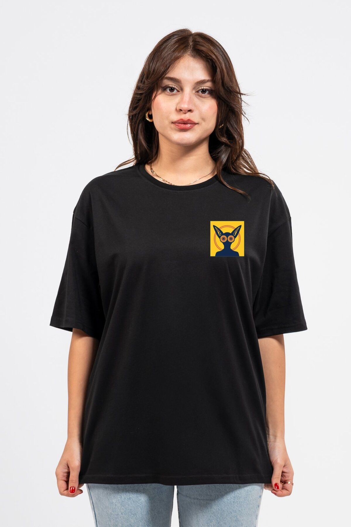 LUMARTA Oversize Darko Baskılı Tshirt