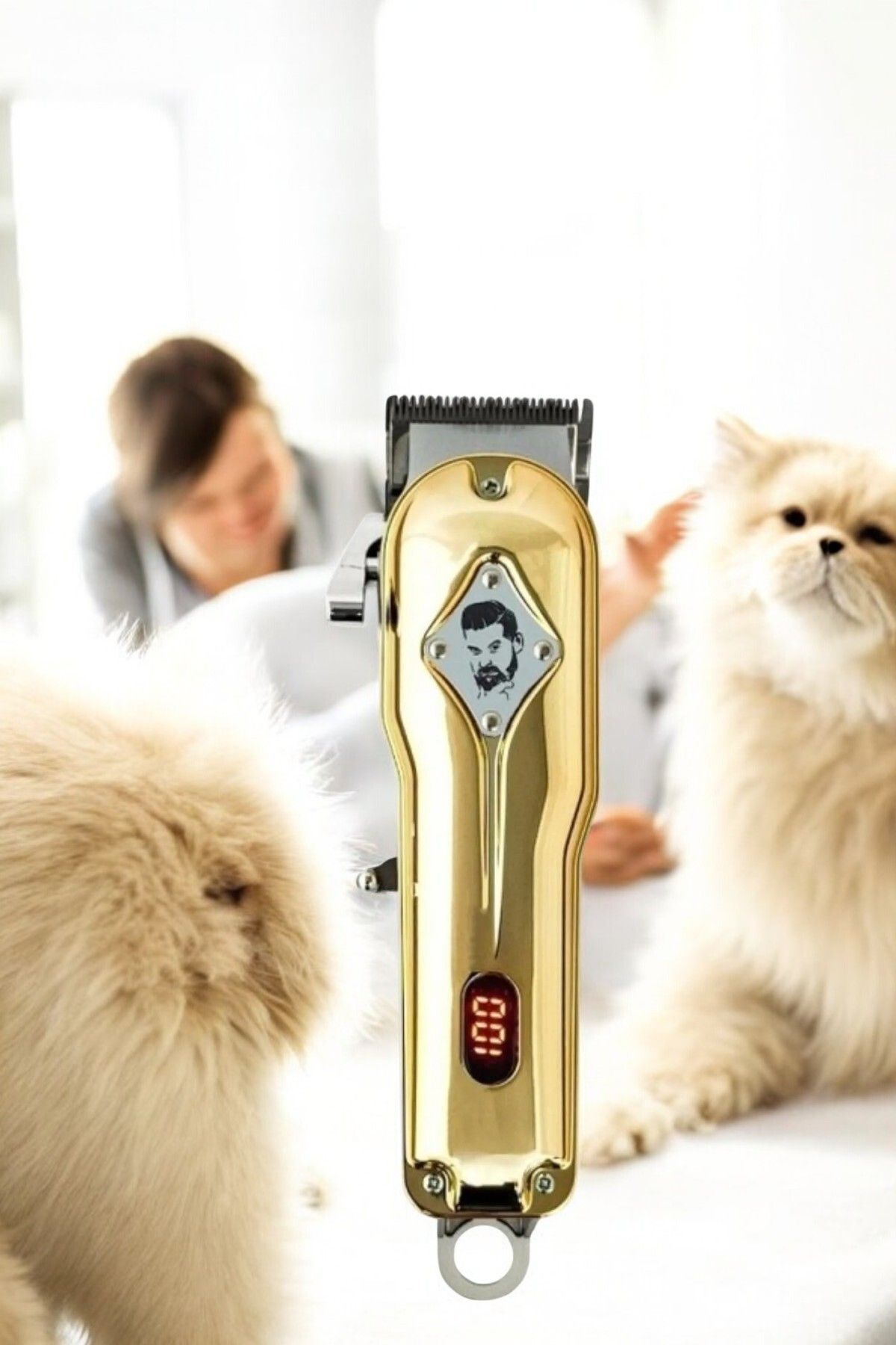 Insua INSELIPS 760 Profesyonel Güçlü Şarjlı Kedi & Köpek Tıraş Makinesi