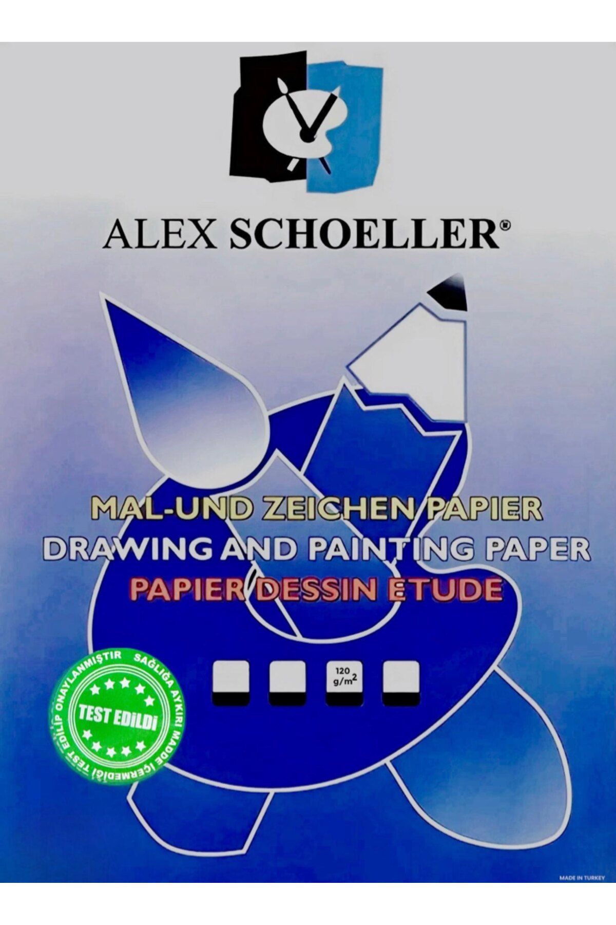 Alex Schoeller Resim Kağıdı 35 X 50 120 gr 100 Lü Paket (2,10kg)