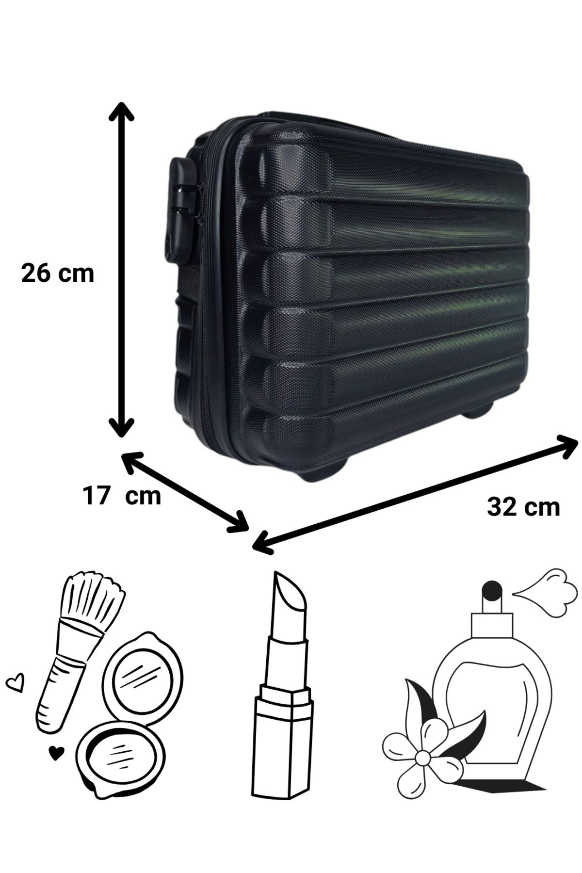 LIGHTINGHM Makyaj ve Kozmetik Organizer El Çantası