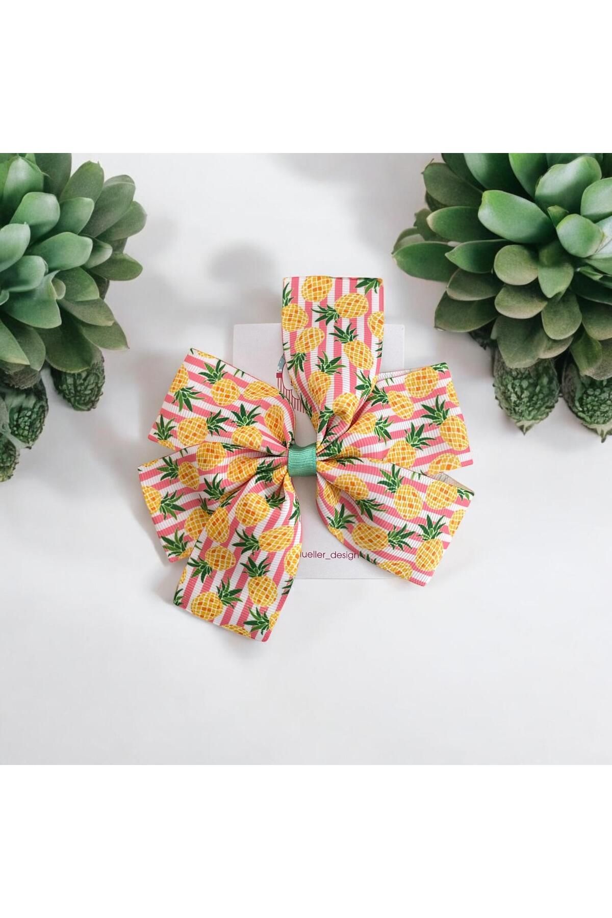 Süslüeller Design Ananas Figürlü Saç Tokası