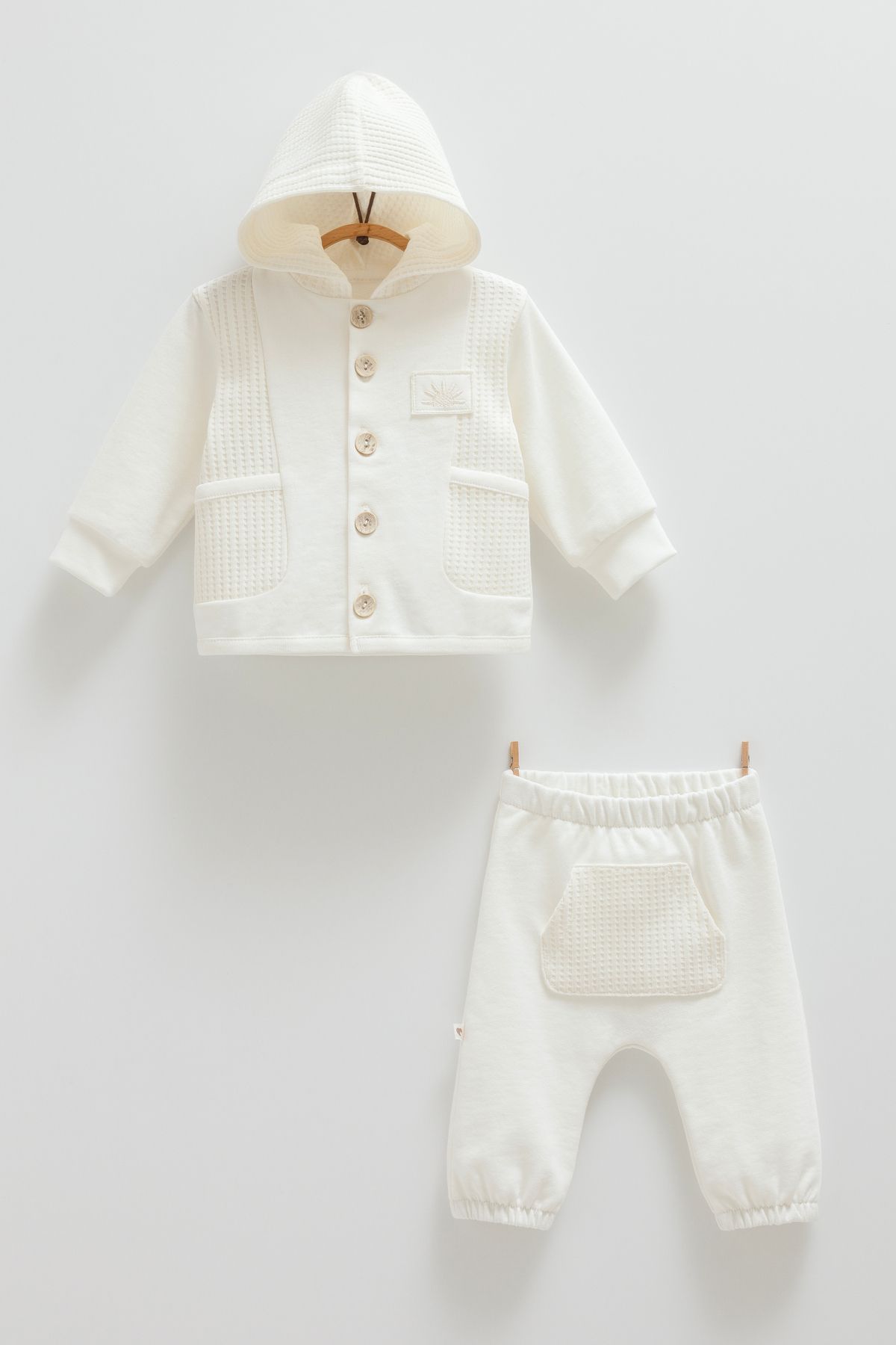 Caramell Little Emu Cool Spring Kapüşonlu 2'li Takım