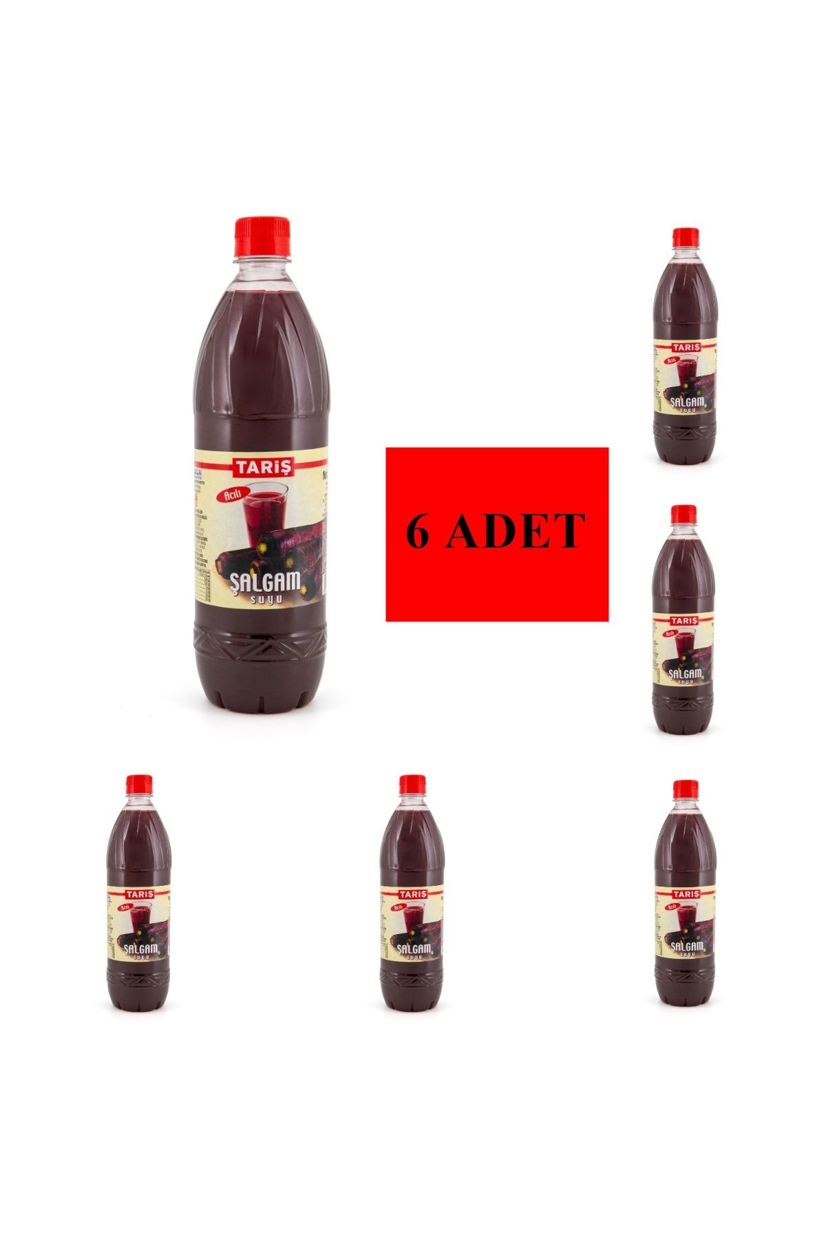 Tariş Şalgam Suyu Acılı 1 Lt 6 Adet
