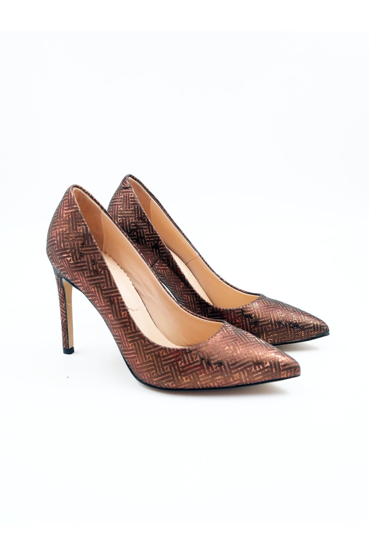 Tenau Kadın Hakiki Deri Stiletto