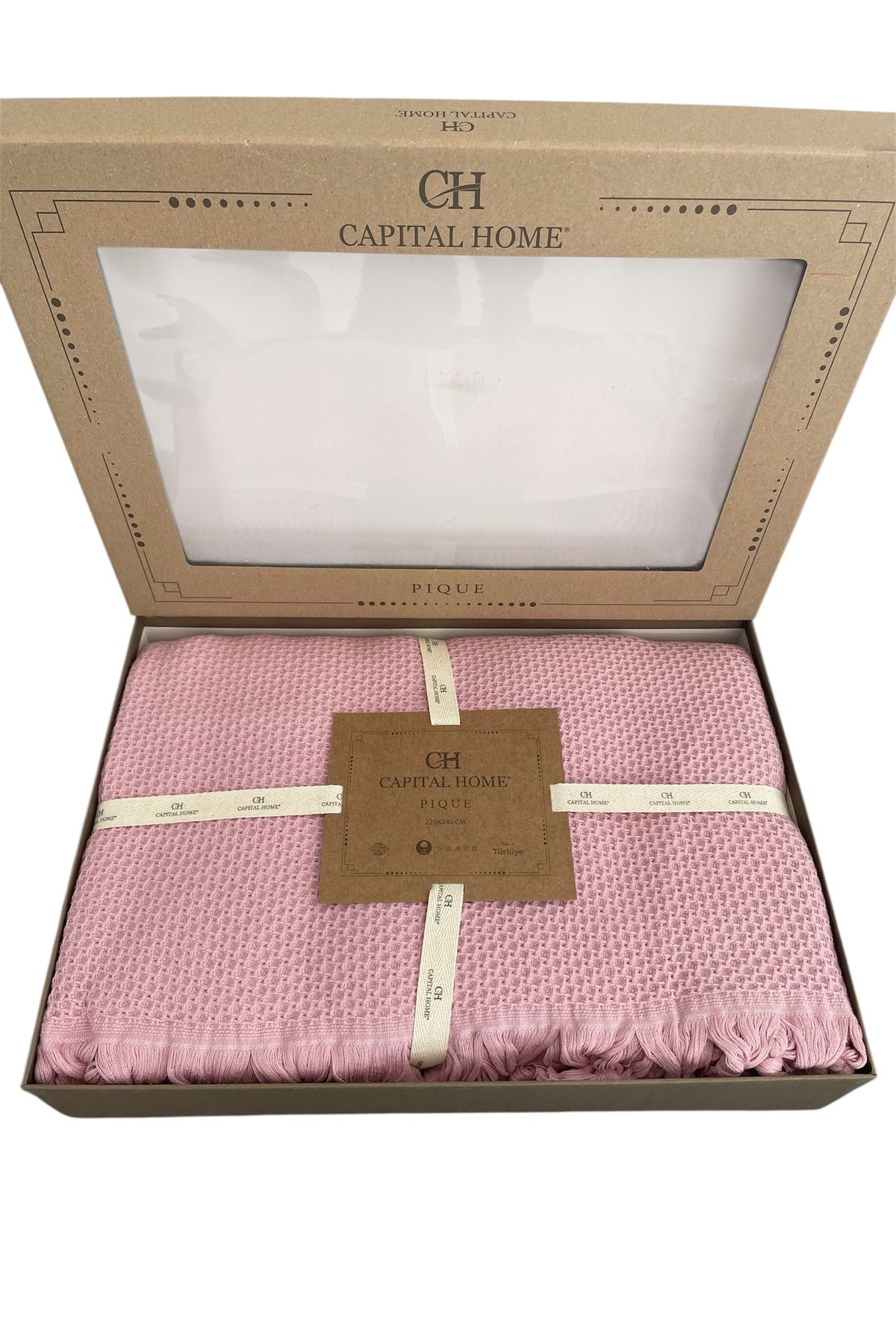 Capital Home Çift Kişilik Pike %100 Pamuklu