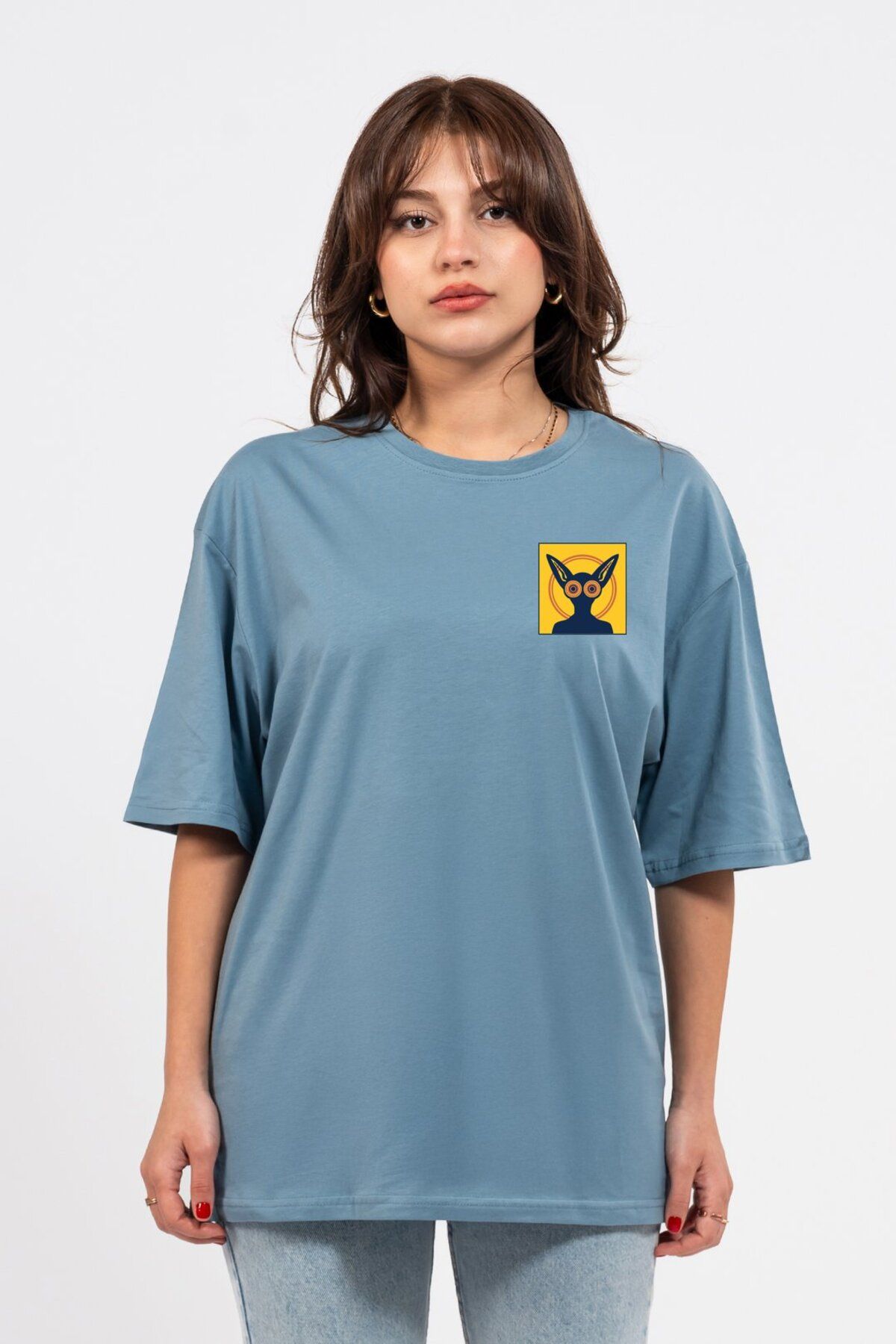LUMARTA Oversize Darko Baskılı Tshirt